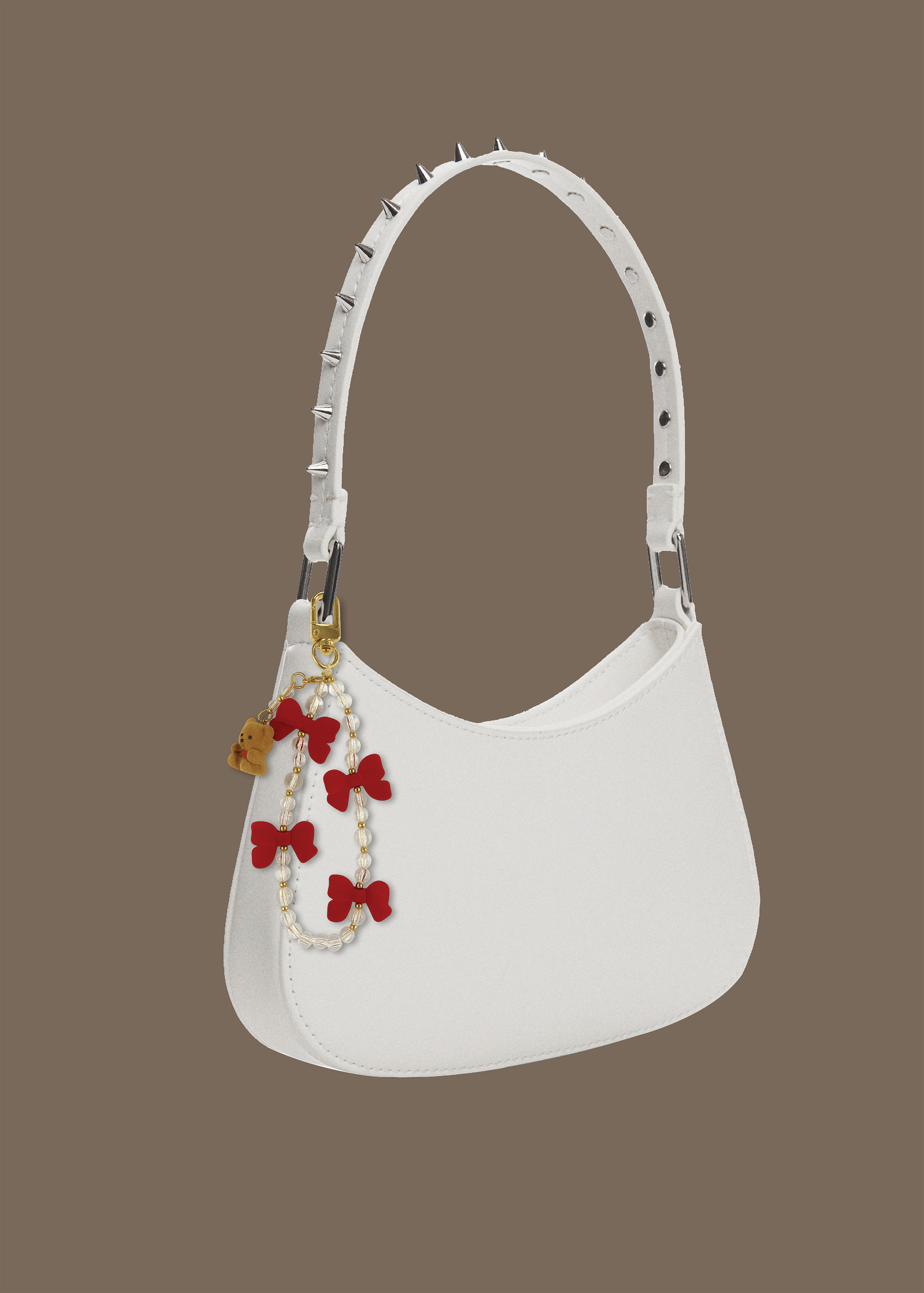 Beaded Wristlet - Beary Bear Holiday