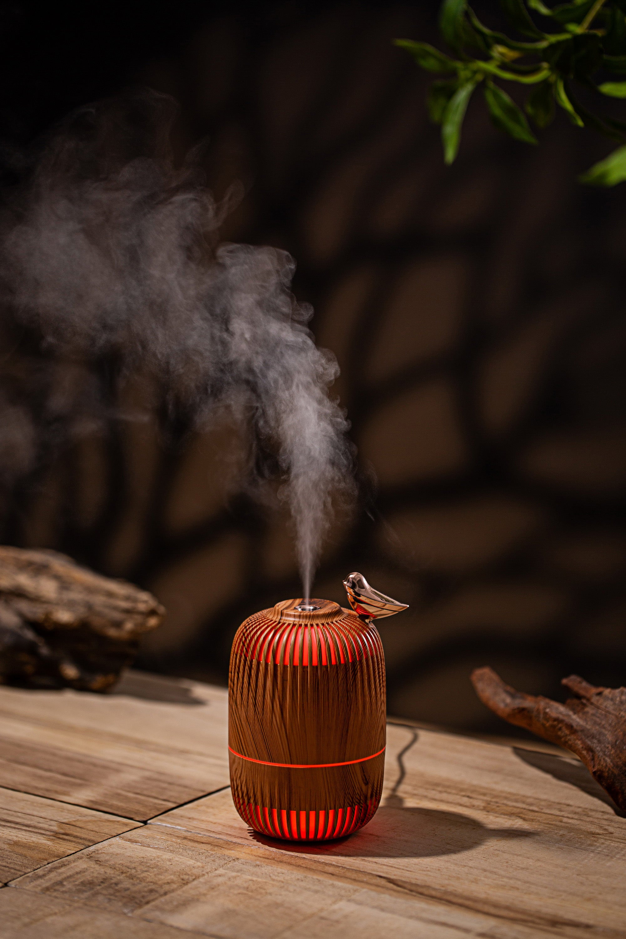 Bird Sitting Humidifier 280 ml - Light Wood