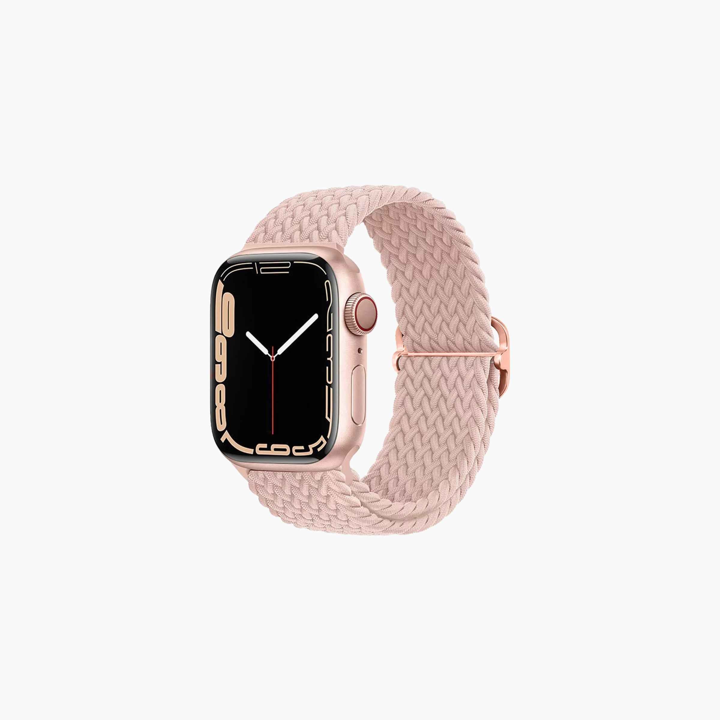 x US SKU Braided Nylon Watchband 40mm - Blush Pink