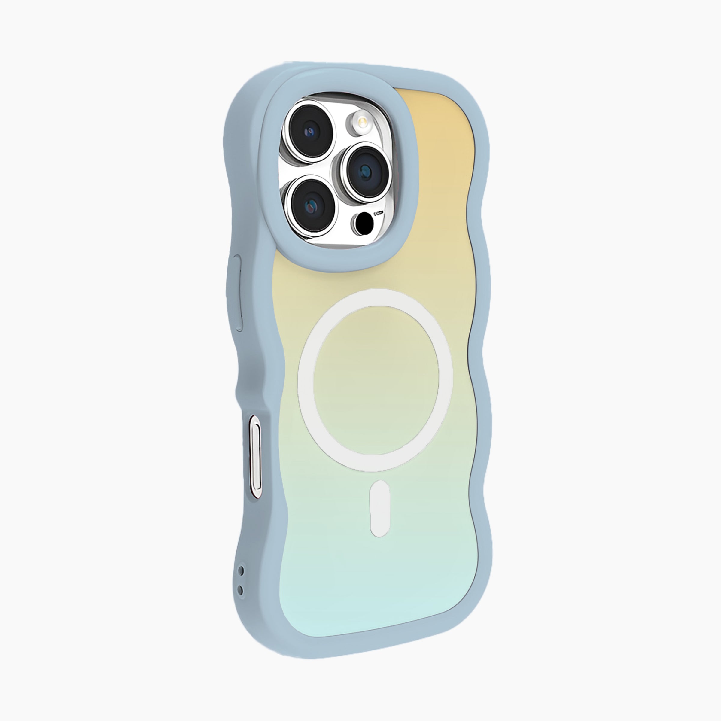 Cotton MagSafe Compatible Frosted Case for iPhone 16 Pro Max - Iridescent Phone Case