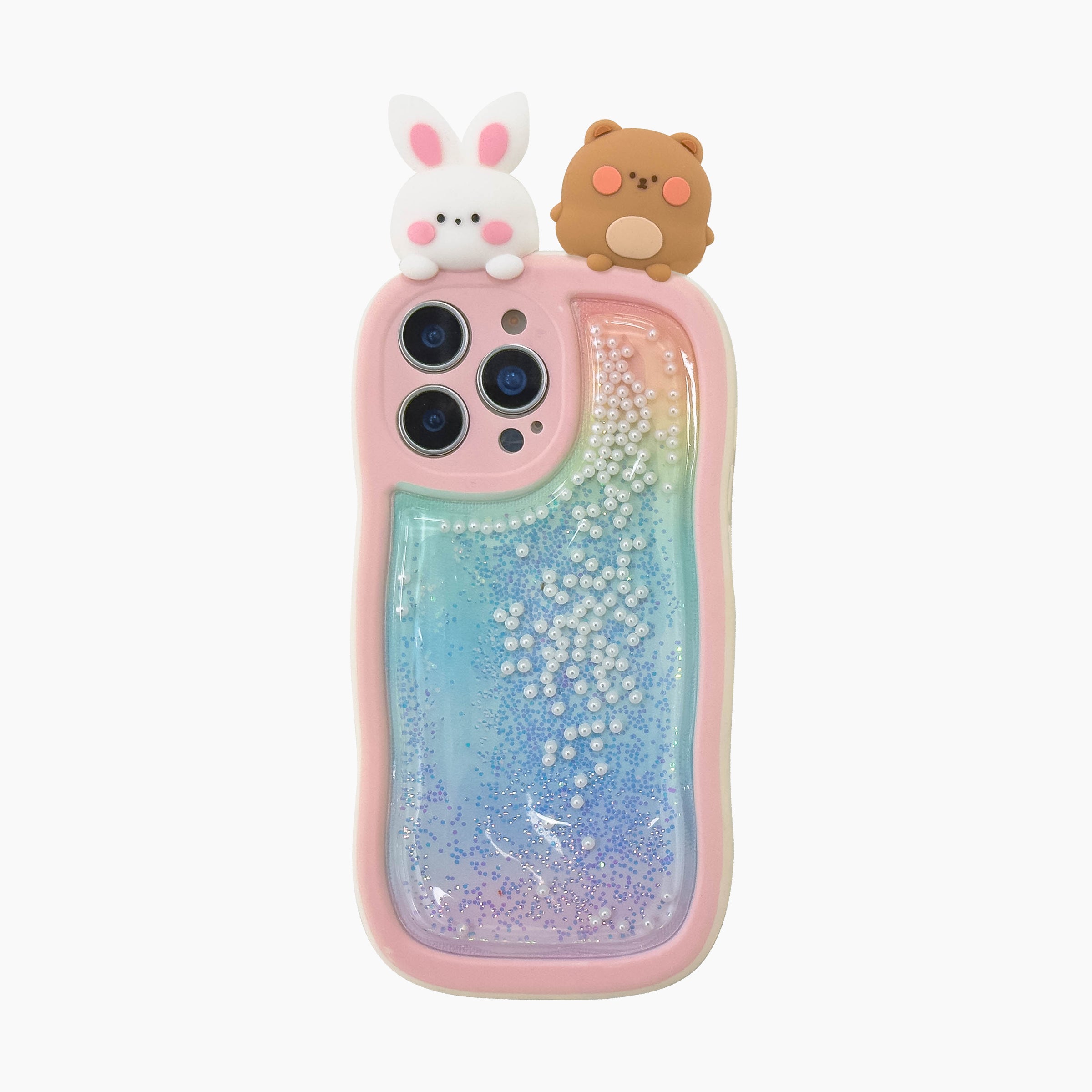 Dream Float Bundle for iPhone 16 Pro Max - Bear + Bunny