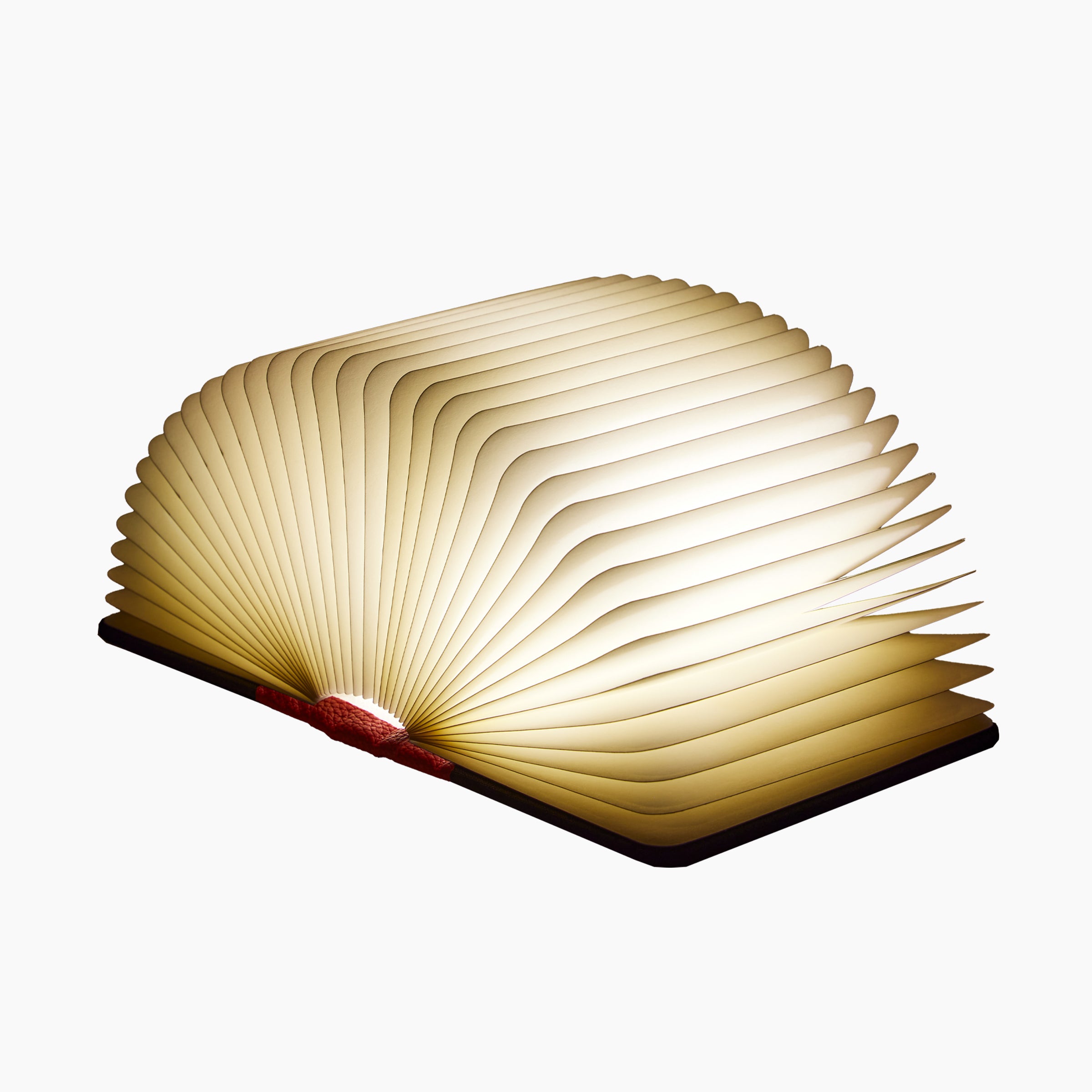 Fabric Cover Book Lamp with Warm Yellow Light