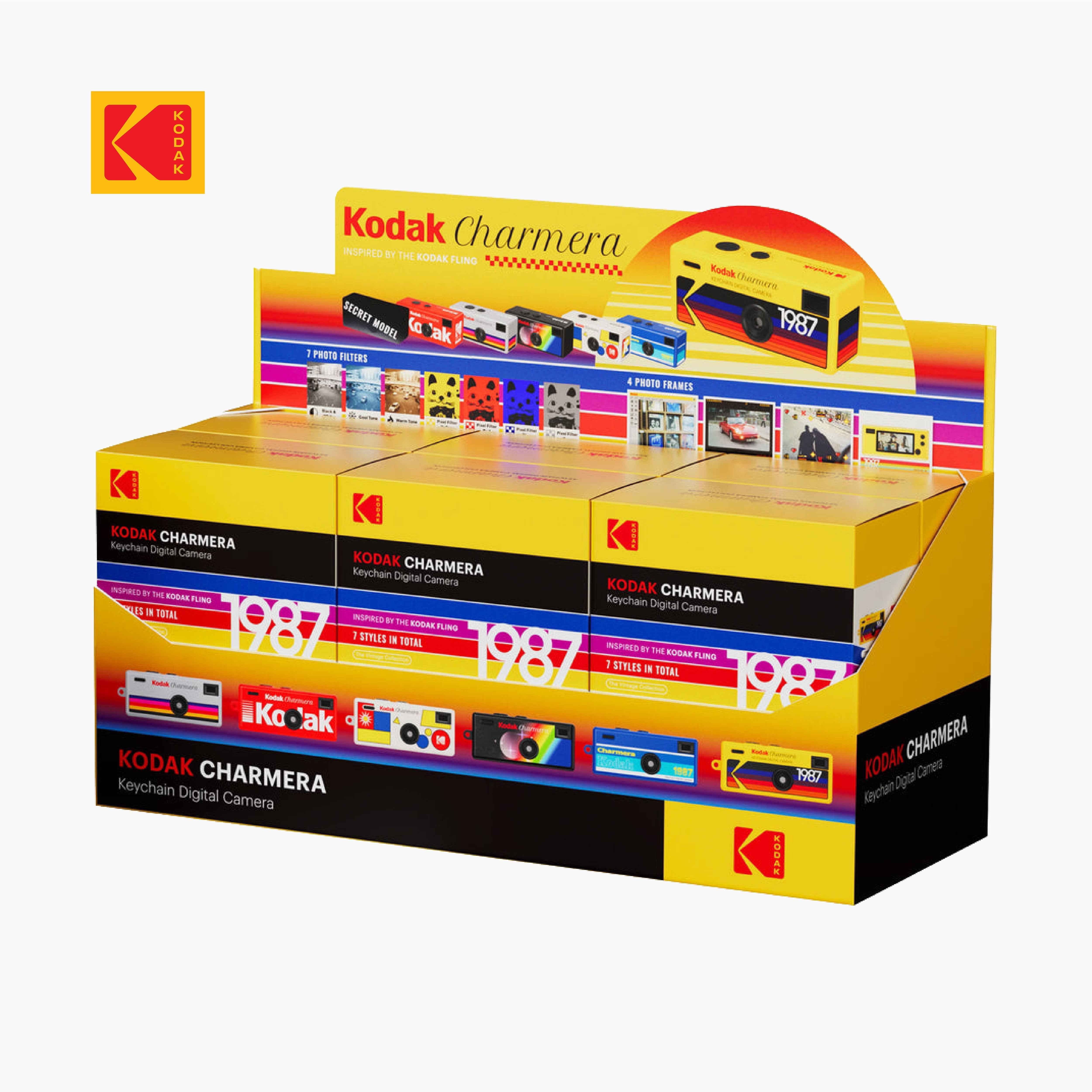 Kodak Blind Box Charmera Keychain Digital Camera Whole Set (6pc)