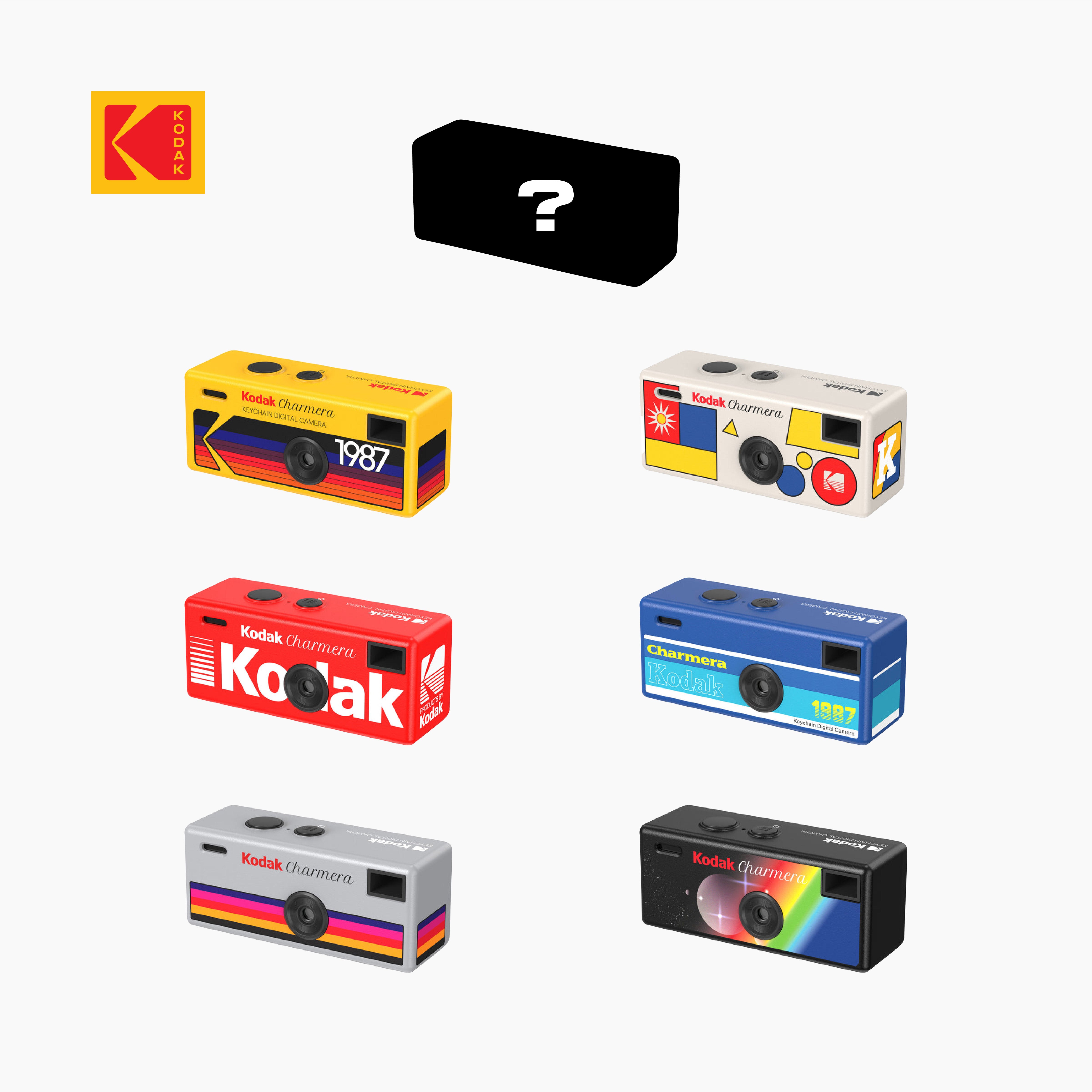 Kodak Blind Box Charmera Keychain Digital Camera