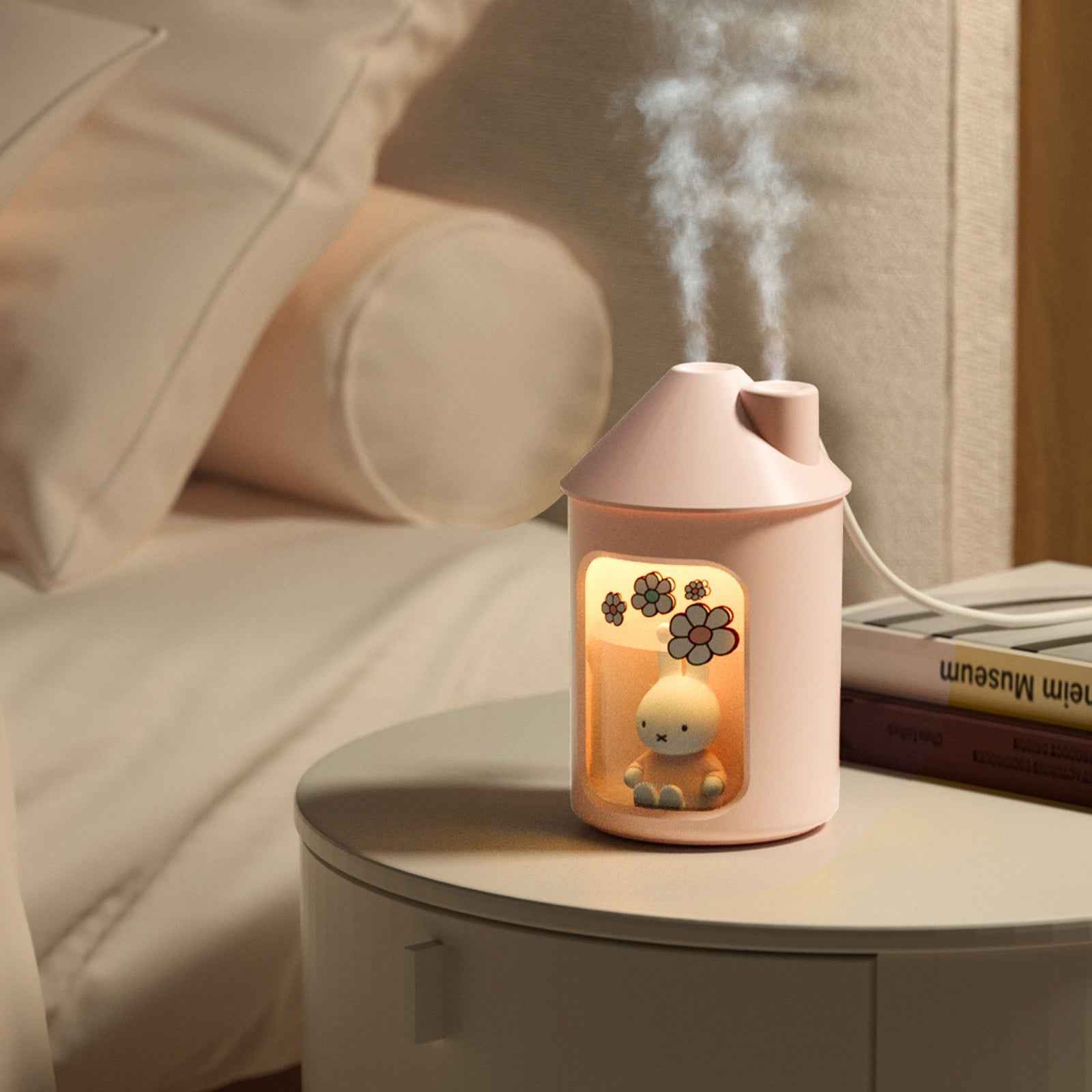 Miffy Dual Mist Outlet House Humidifier 450 ml - Pink