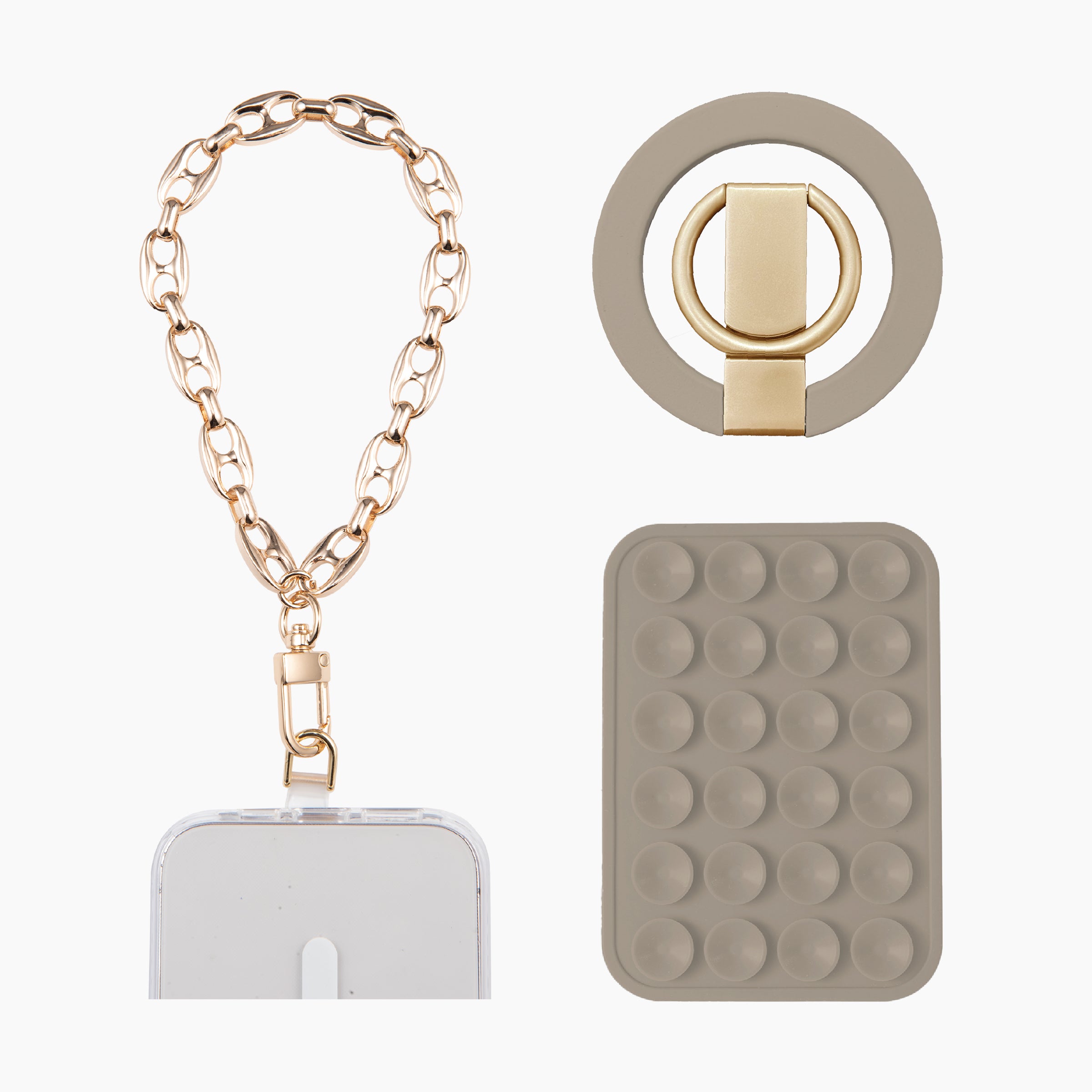 Mobile Accessories Bundle (Ring Stand, OctoMag & Wristlet)