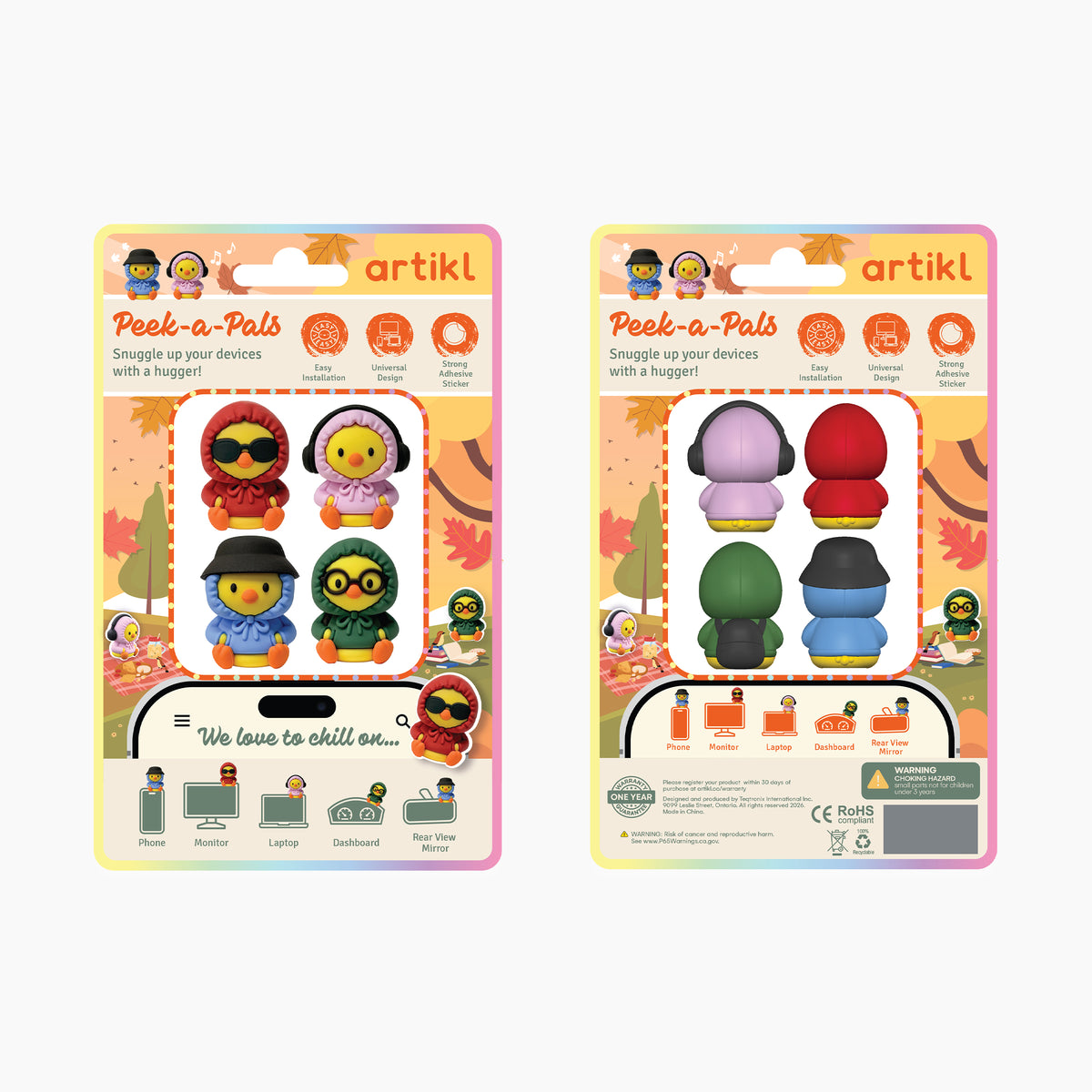 Peek-a-Pals - Hoodie Chicks
