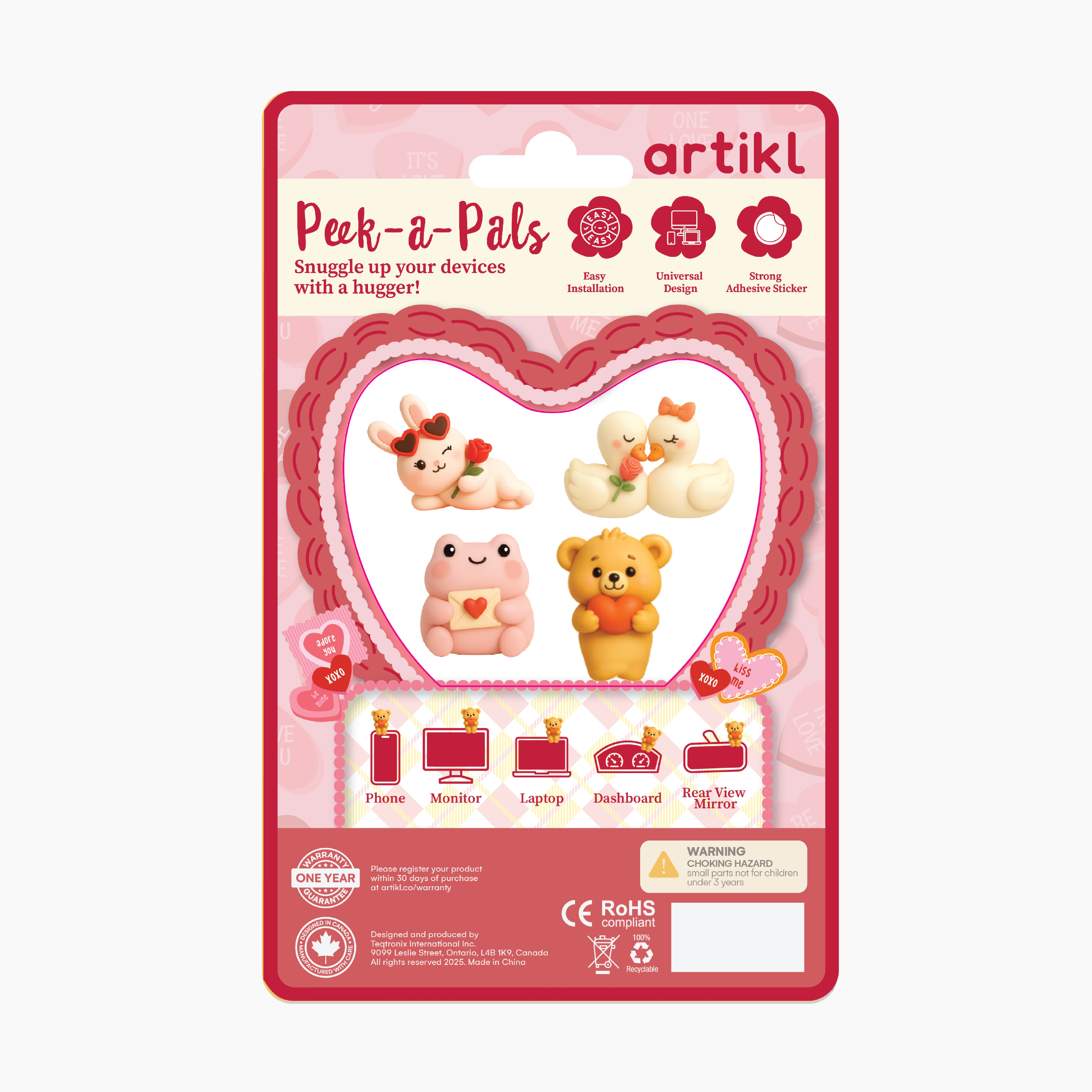 Peek-a-Pals - Valentine's Day