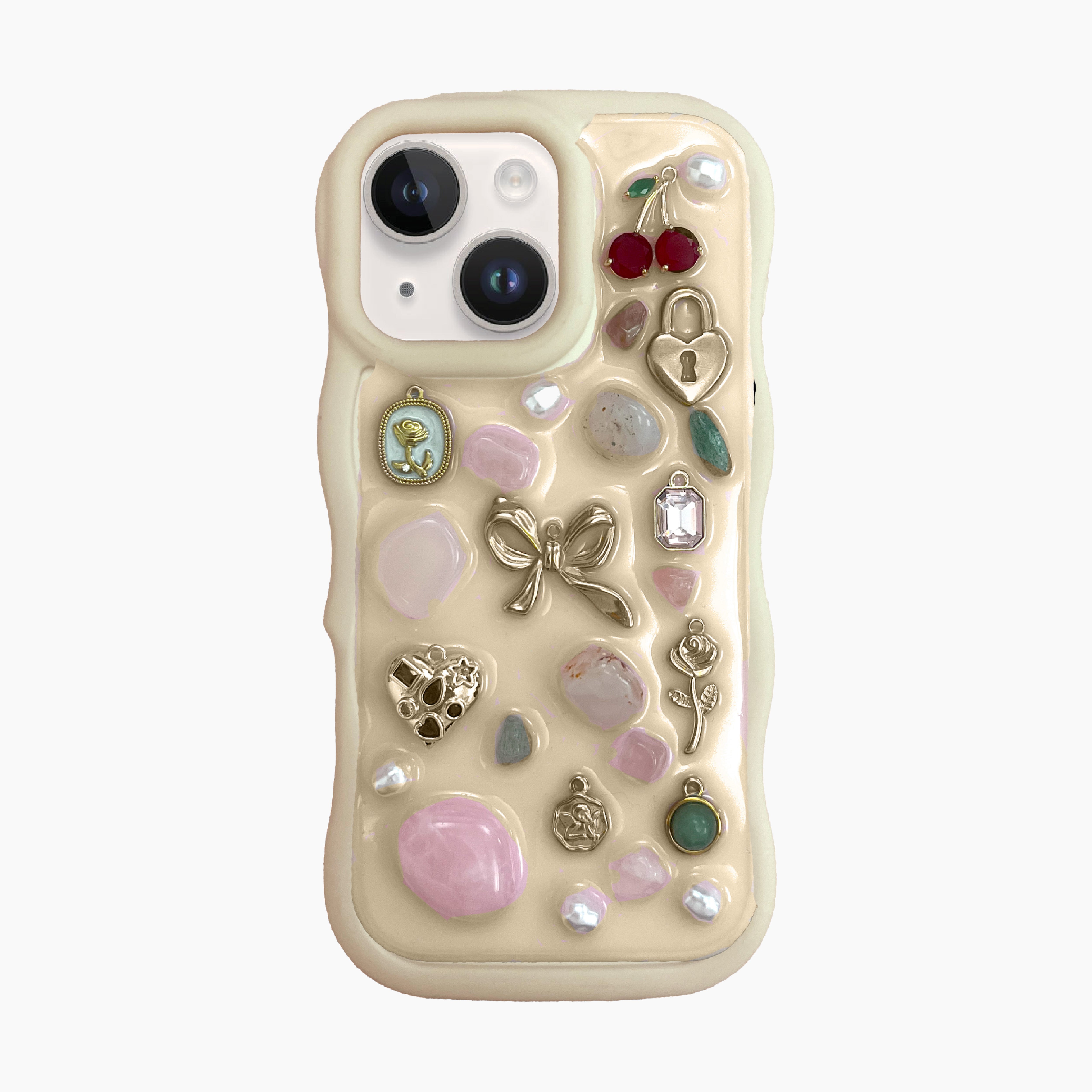 Pre-made Charm Phone Case for iPhone 15/14/13