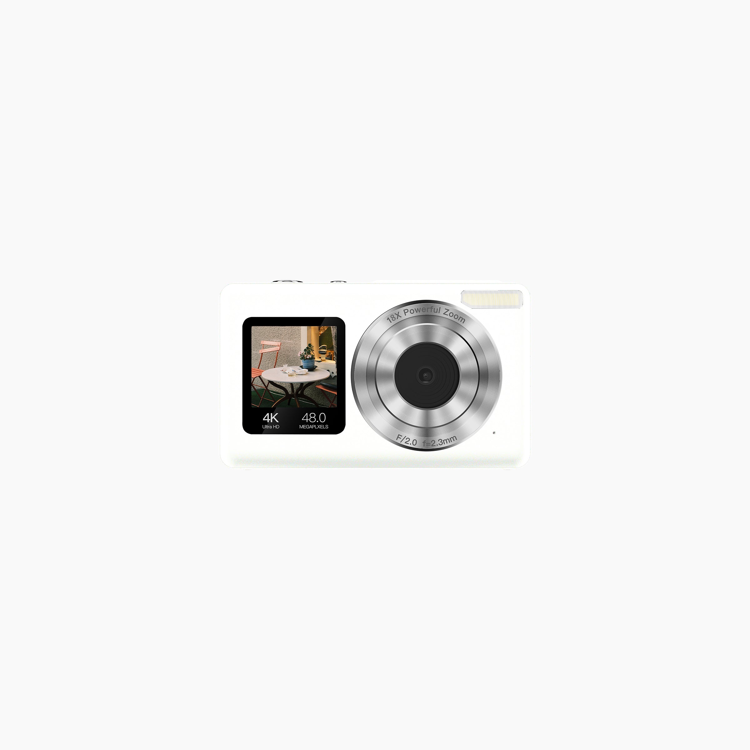 Compact Selfie Digital Camera with Selfie Screen