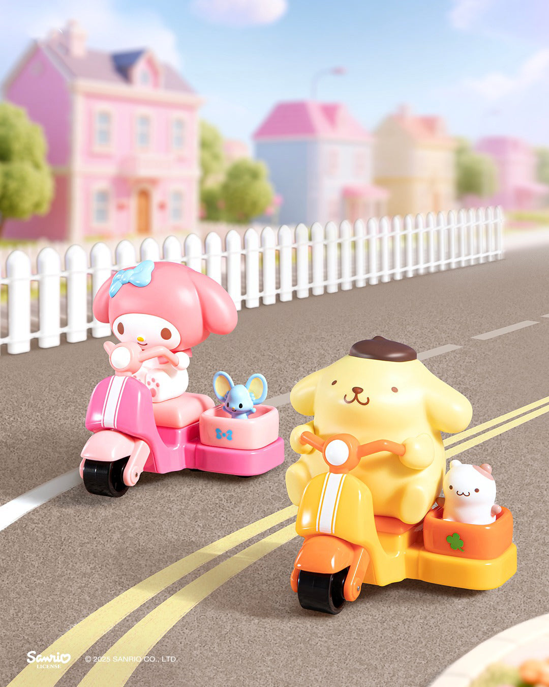 Sanrio Characters Breezy Scooter Series Moveable Toy Blind Box