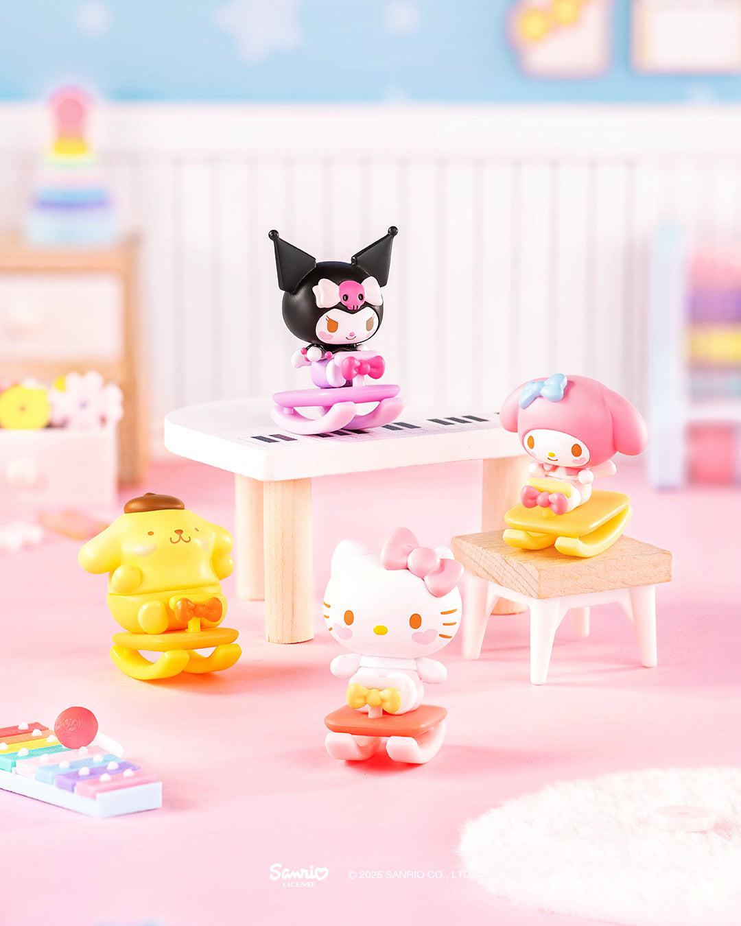 Sanrio Characters Childlike Swing Series Moveable Toy Blind Box