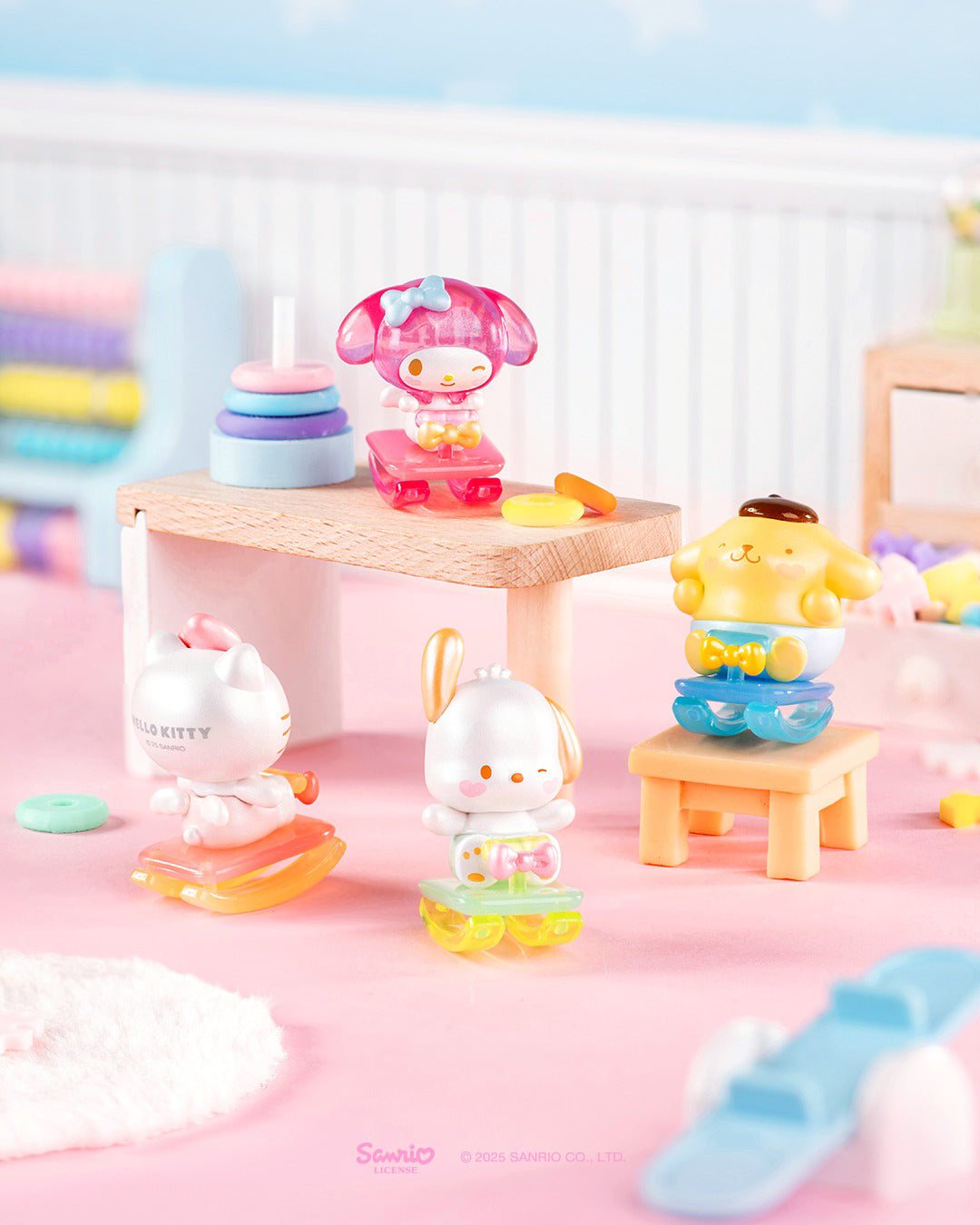 Sanrio Characters Childlike Swing Series Moveable Toy Blind Box