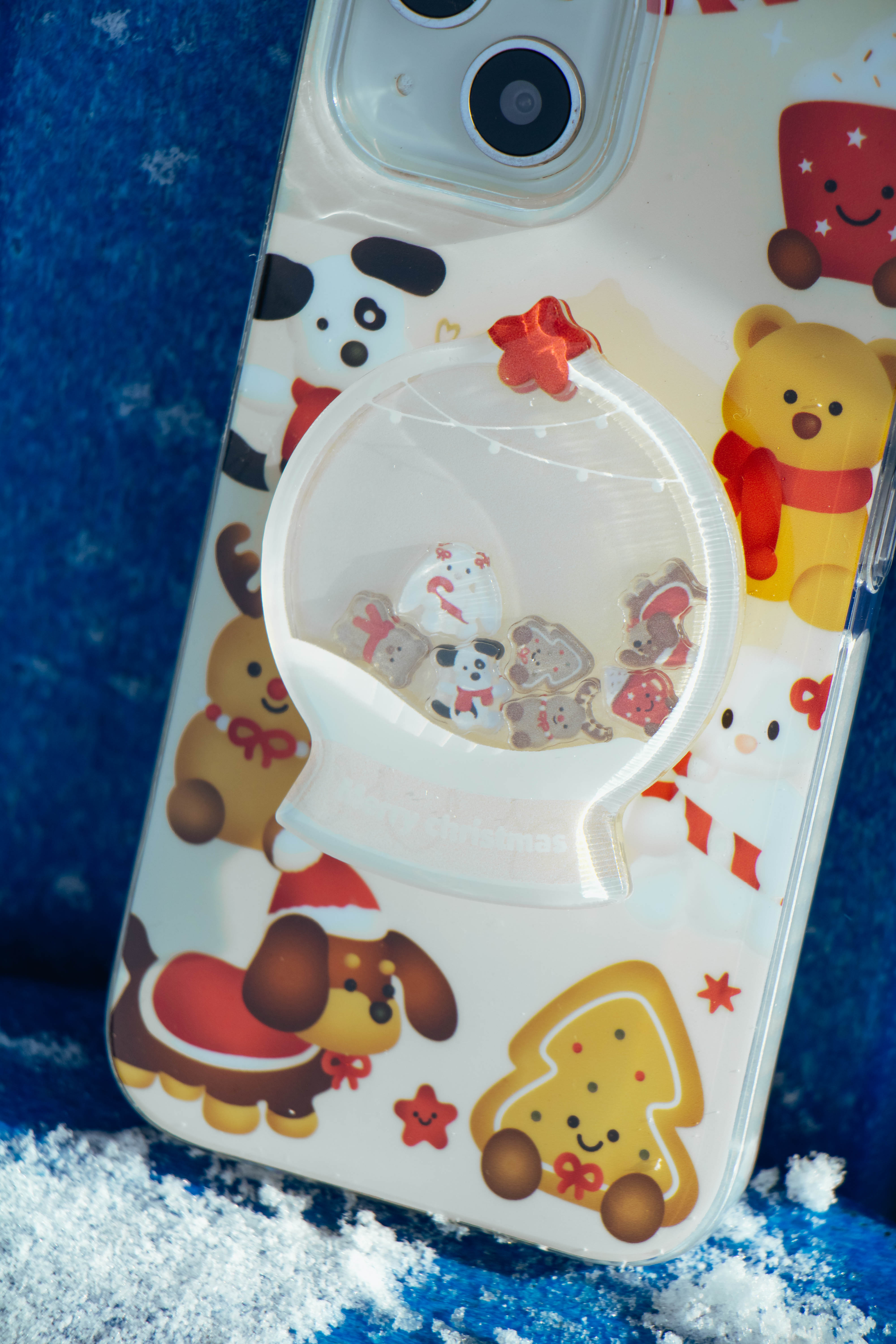 Shaker Phone Case for iPhone 15/14/13 - Snowglobe