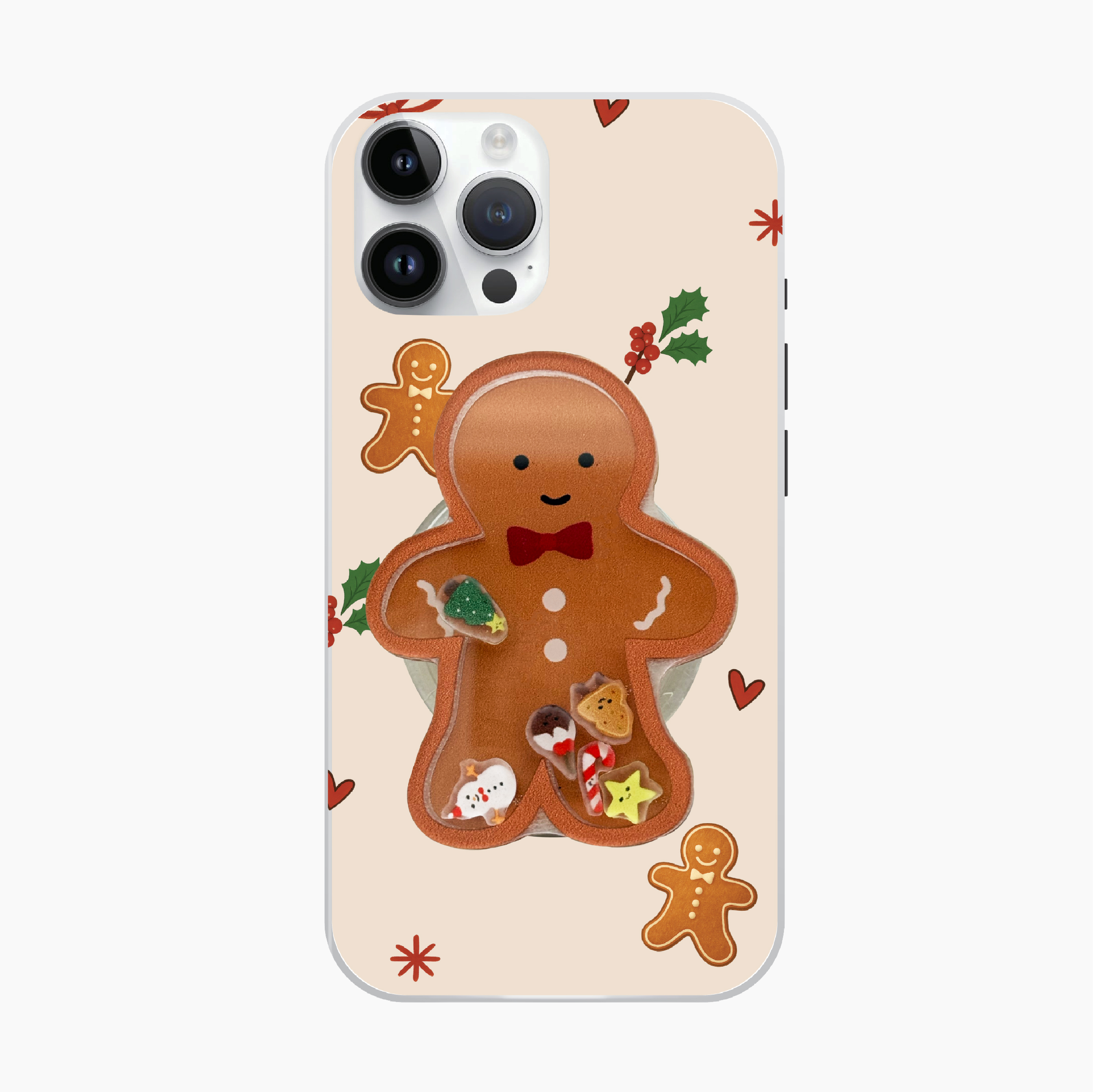 Shaker Phone Case for iPhone 16 Pro Max - Gingerbread