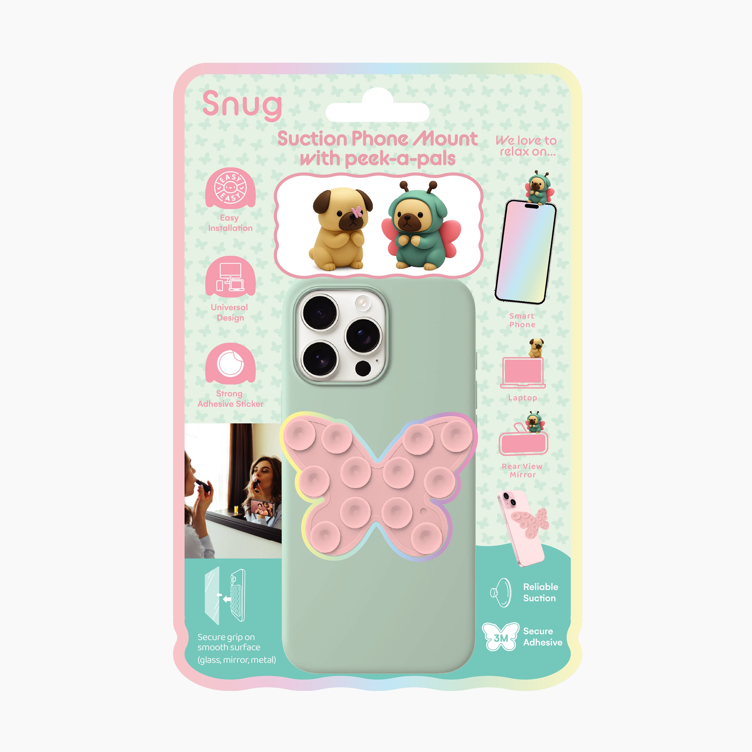 Snug Peek-A-Pals 2 pcs and SnugStick Bundle Peek-a-pals