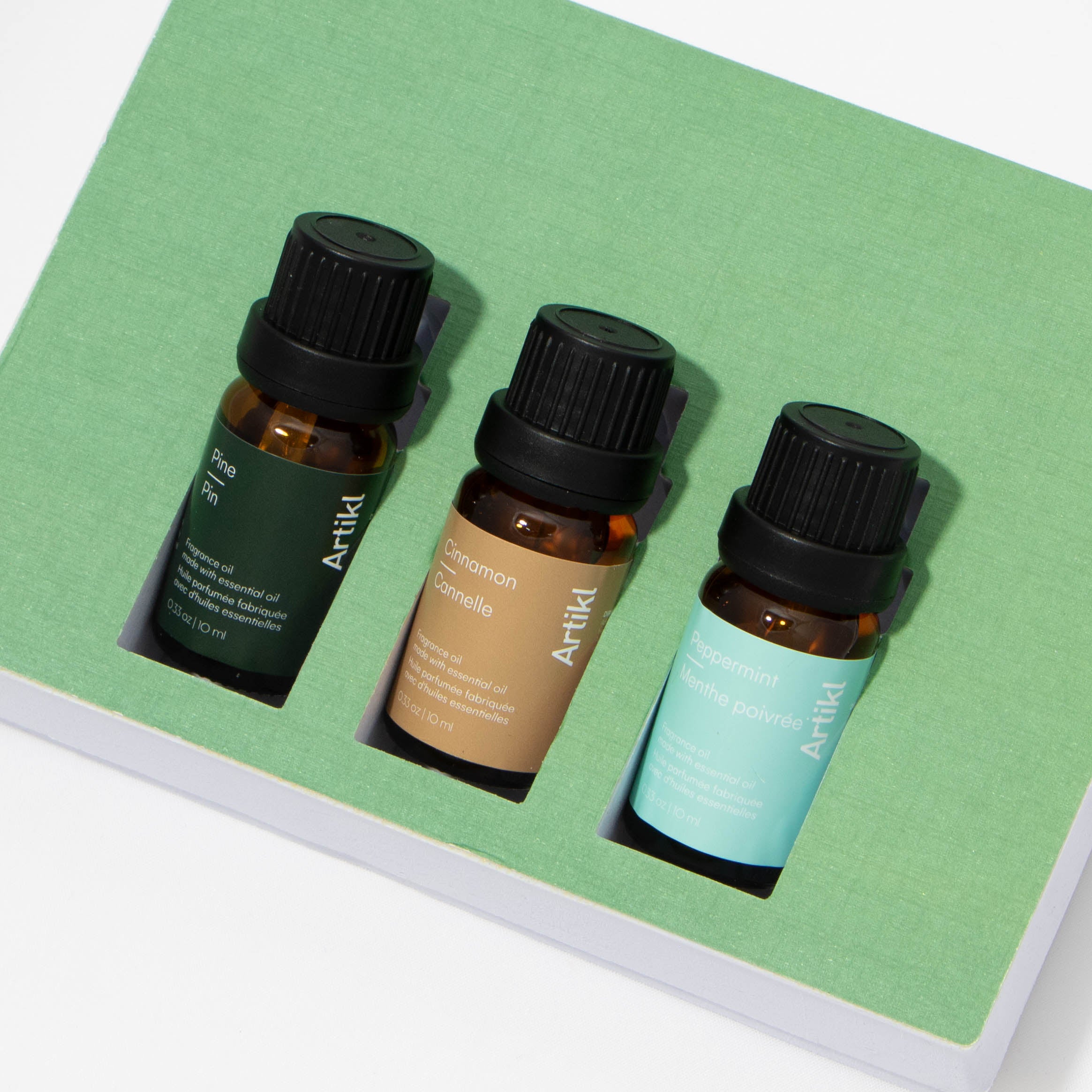 Three Pack Essential Oil for Christmas - Pine, Cinnamon, Peppermint