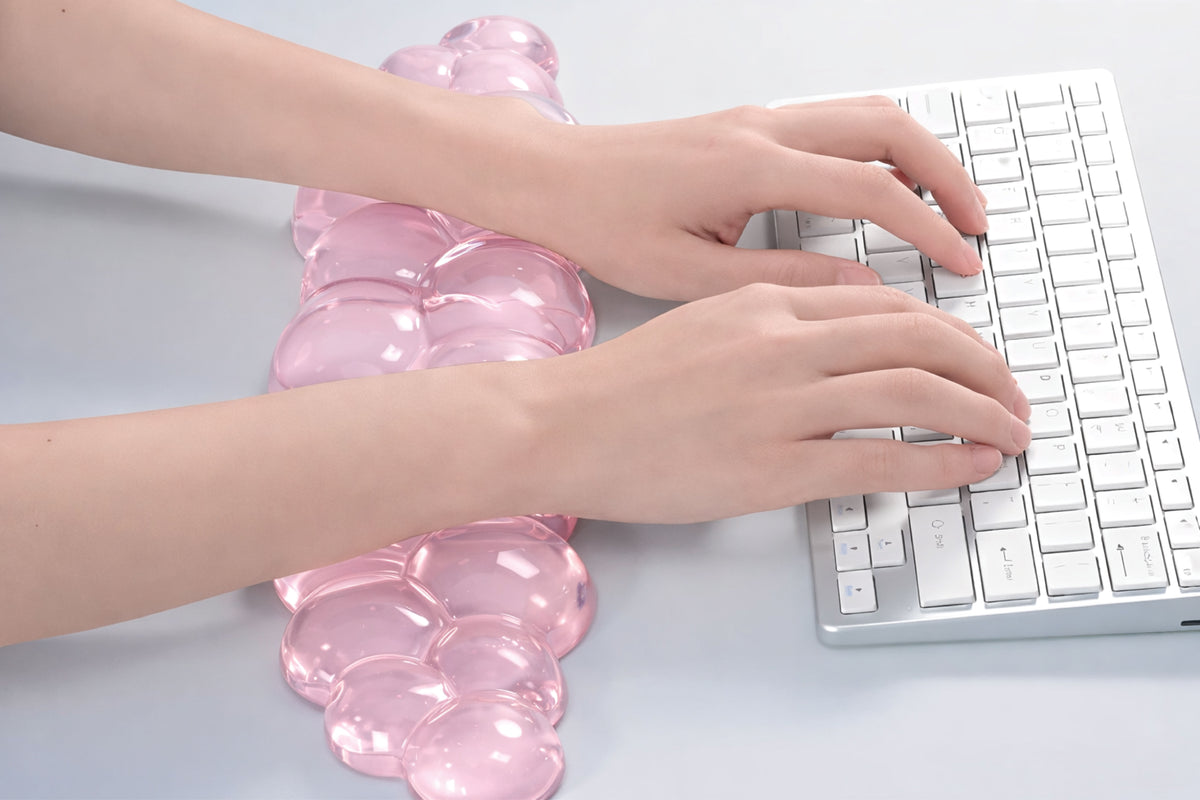 Transparent Cloud Gel Keyboard Wrist Rest