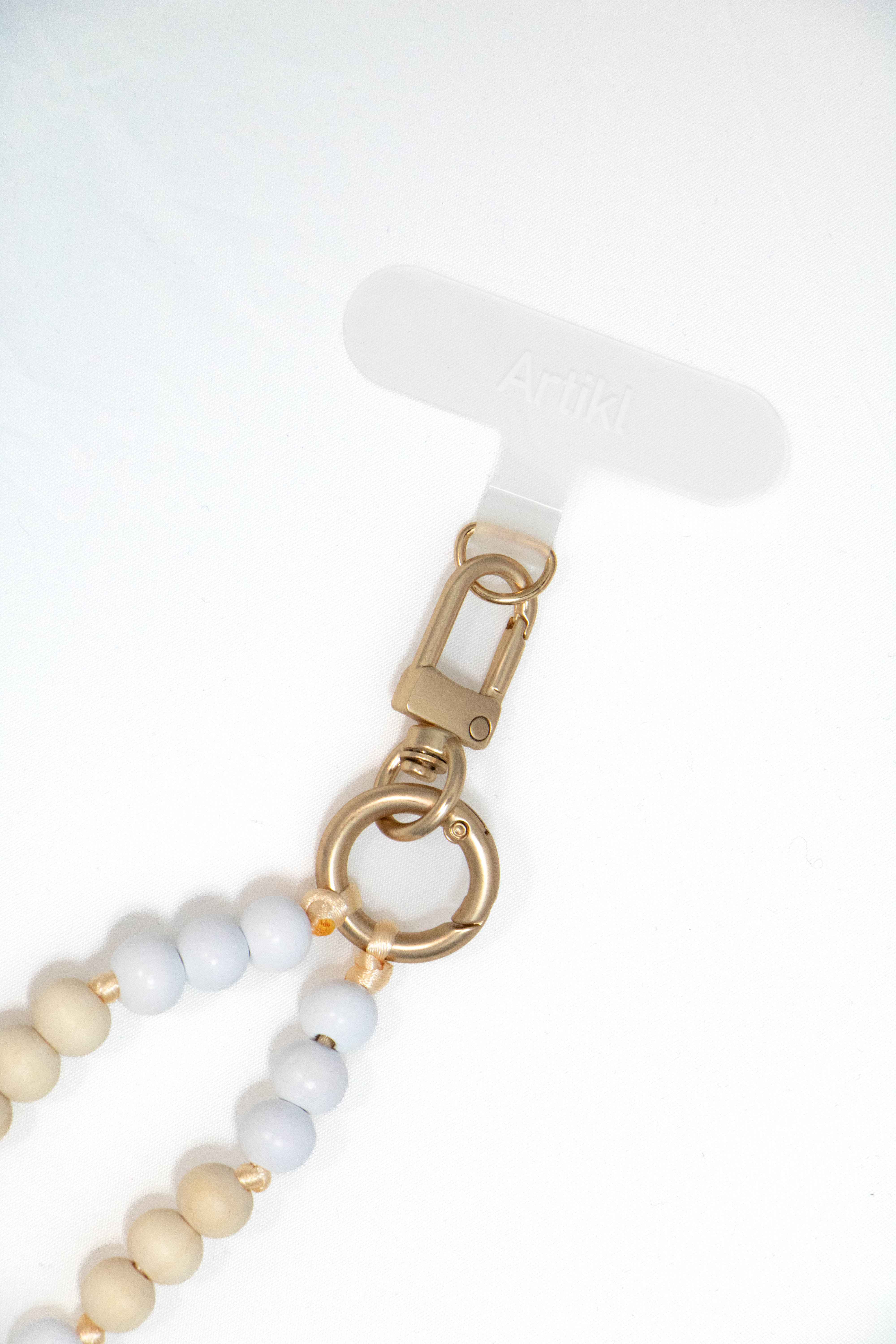 Wooden Beads Crossbody Phone Strap