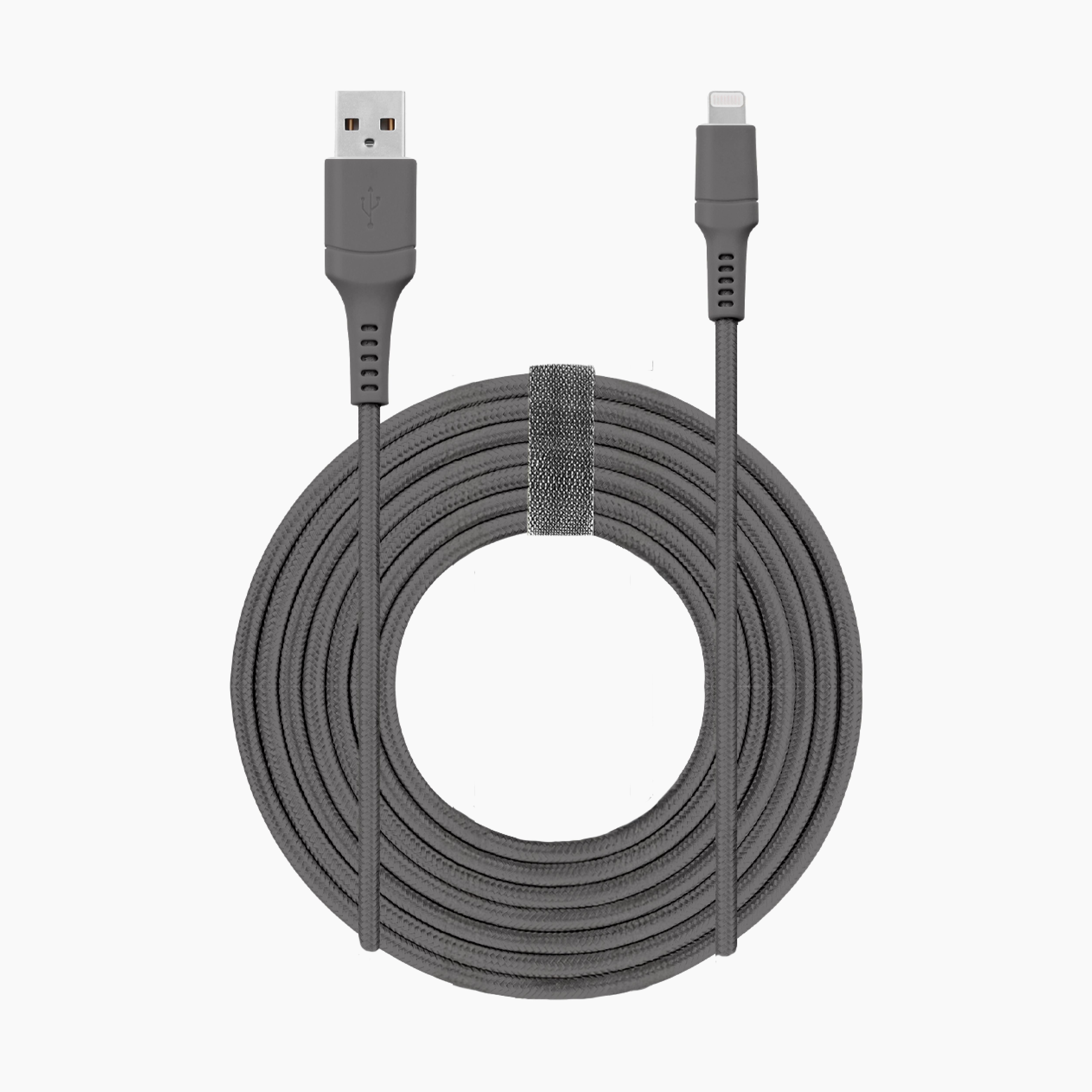 10ft Braided USB-A to USB-C Cable
