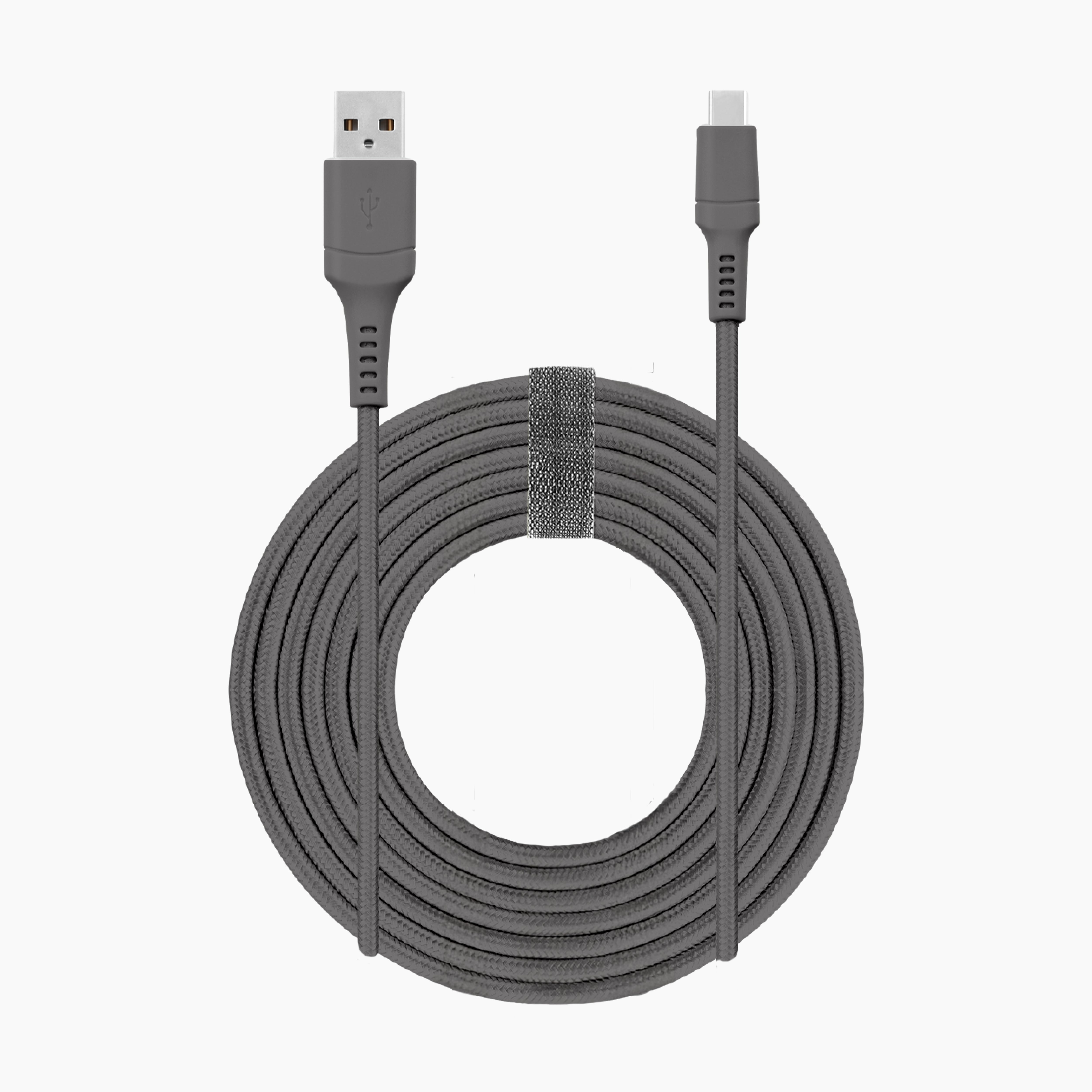 10ft Braided USB-A to USB-C Cable