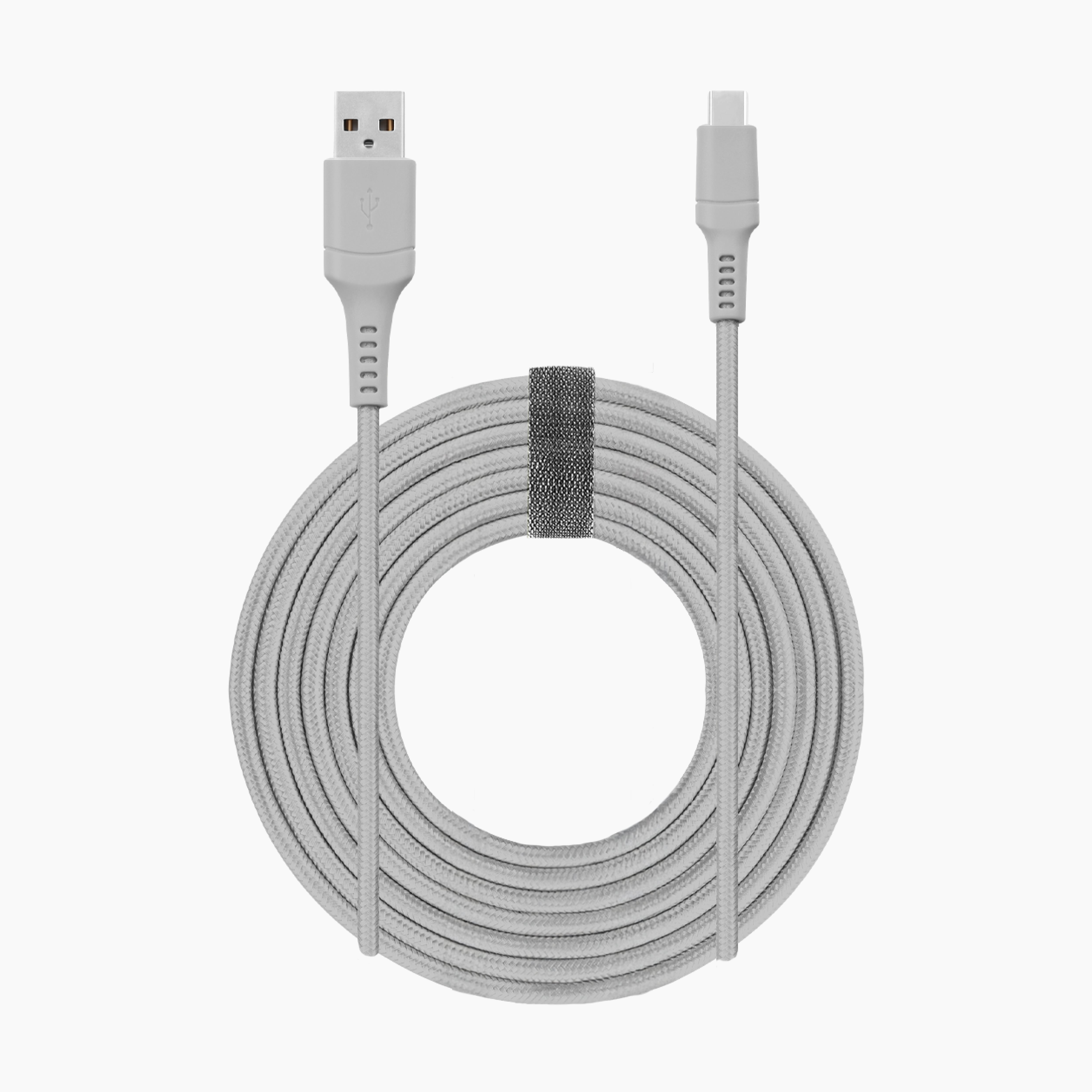 10ft Braided USB-A to USB-C Cable