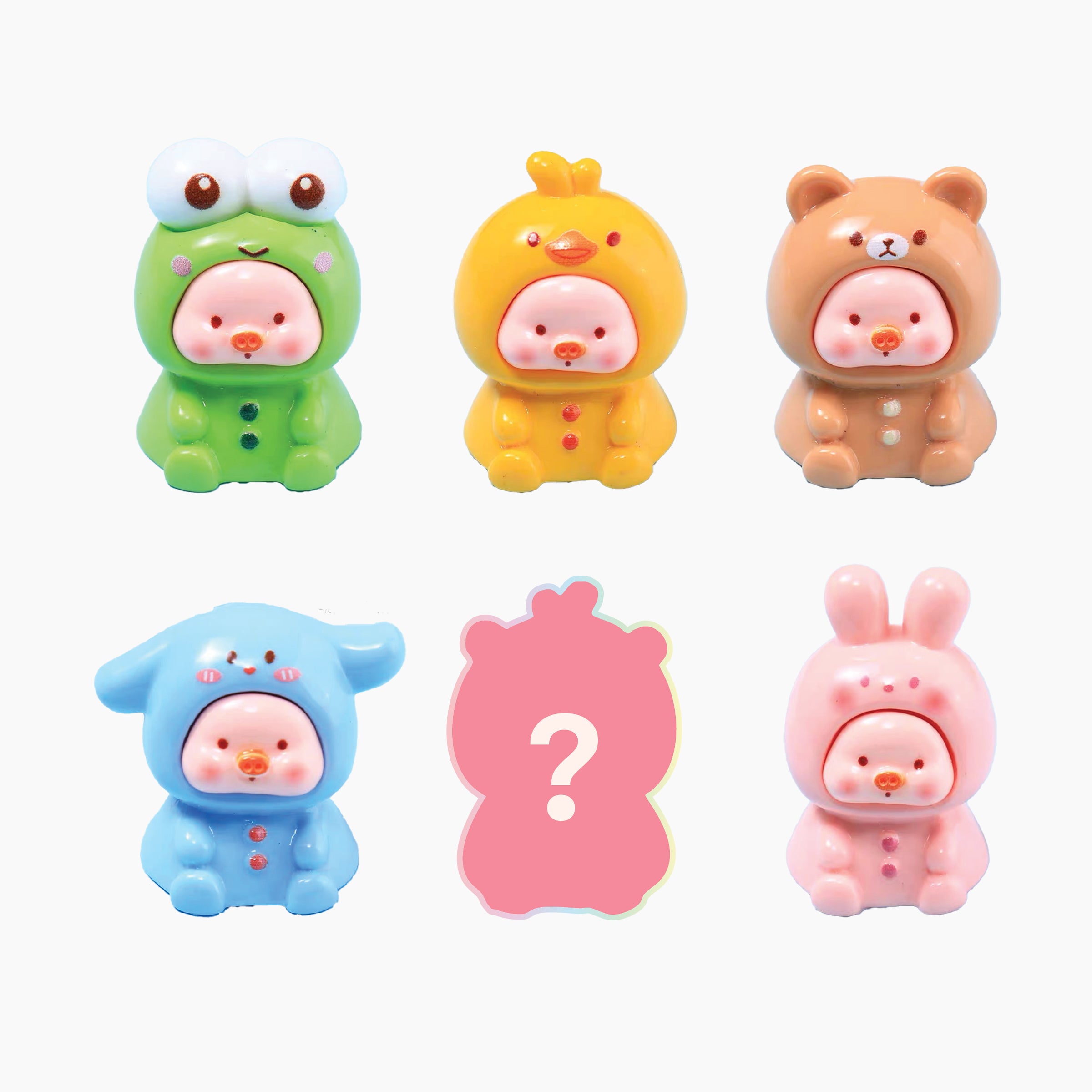 HOODIE Pals Blind Box Set (6PCS) – Peek-a-Pal Collection