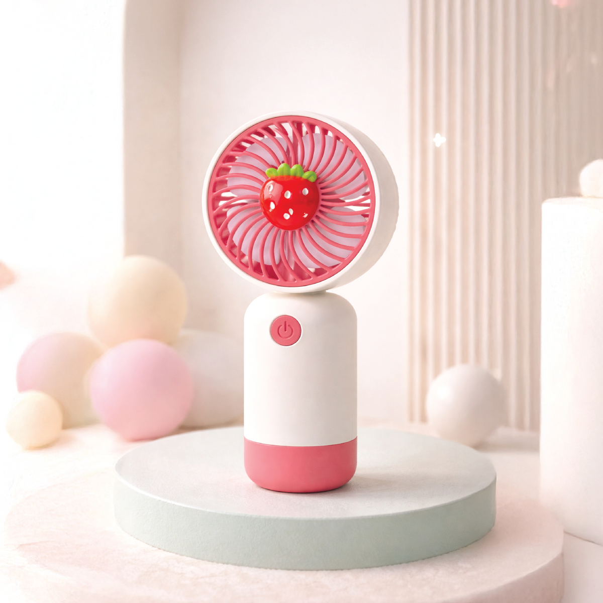 Portable Strawberry Mini Handheld Fan