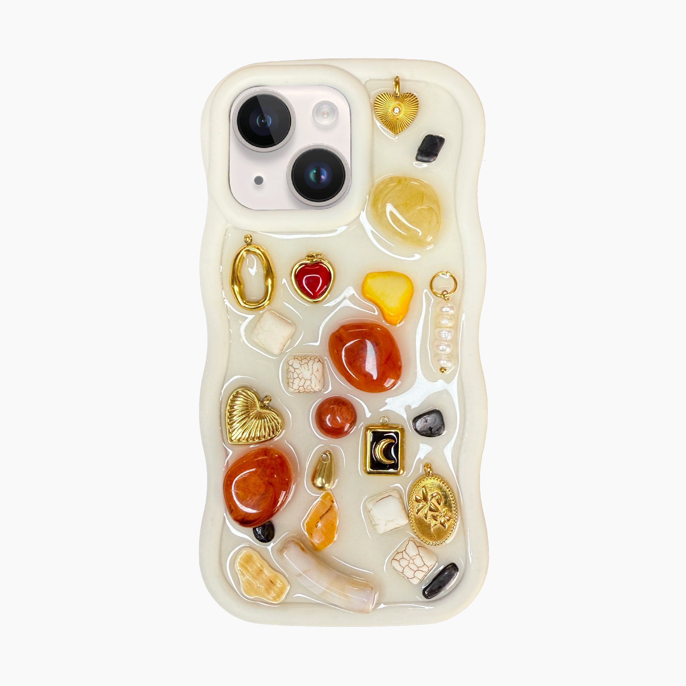 Pre-made Charm Phone Case for iPhone 15/14/13 - Authentic Glamour