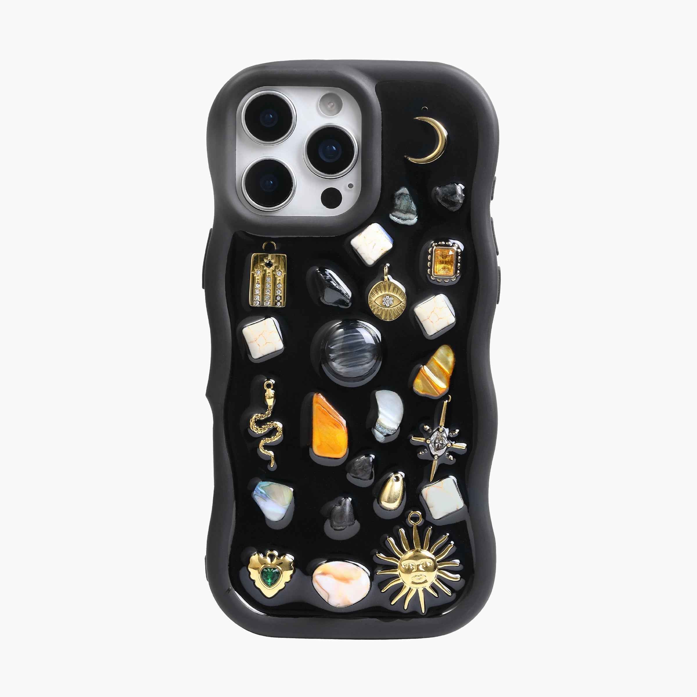 Pre-made Charm Phone Case for iPhone 16 Pro Max - Mystic Dusk