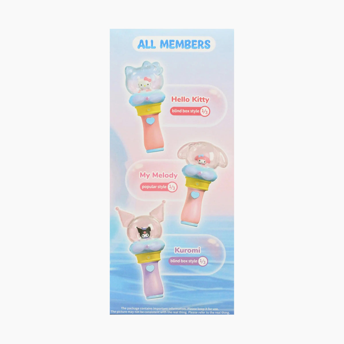 Sanrio Characters Summer Bubble Series Spray Fan Blind Box