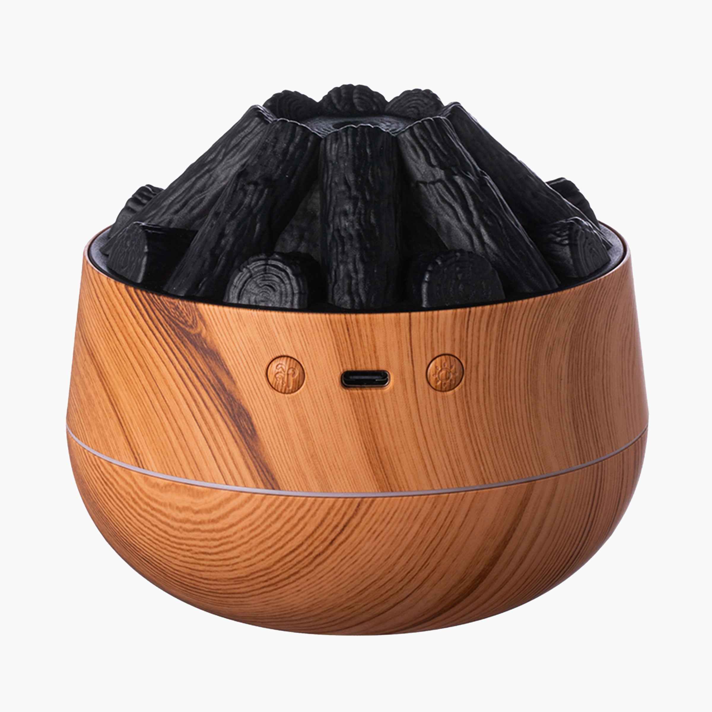 Habitu Fireplace Humidifier 300 ml - Light Wood