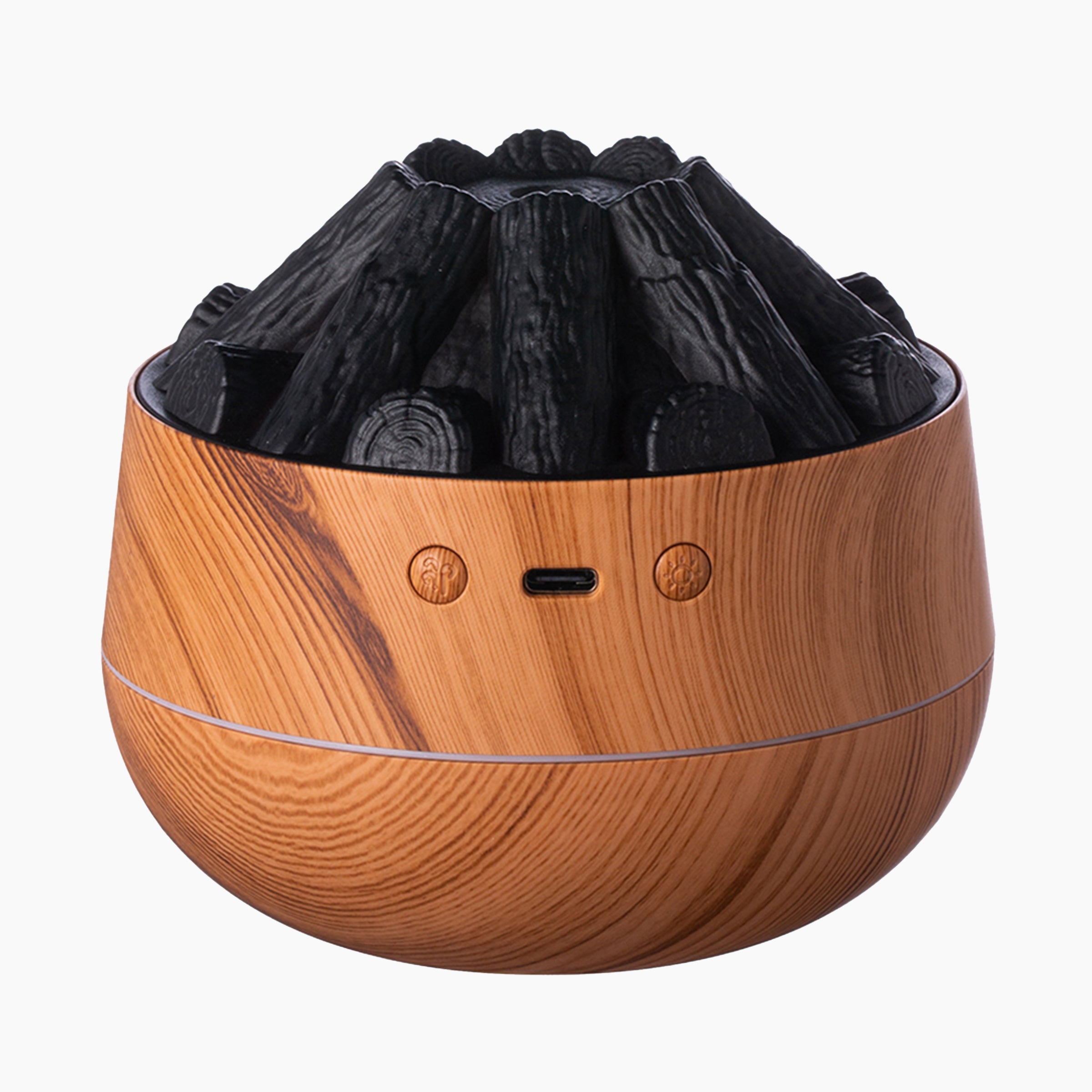 Habitu Fireplace Humidifier 300 ml - Light Wood