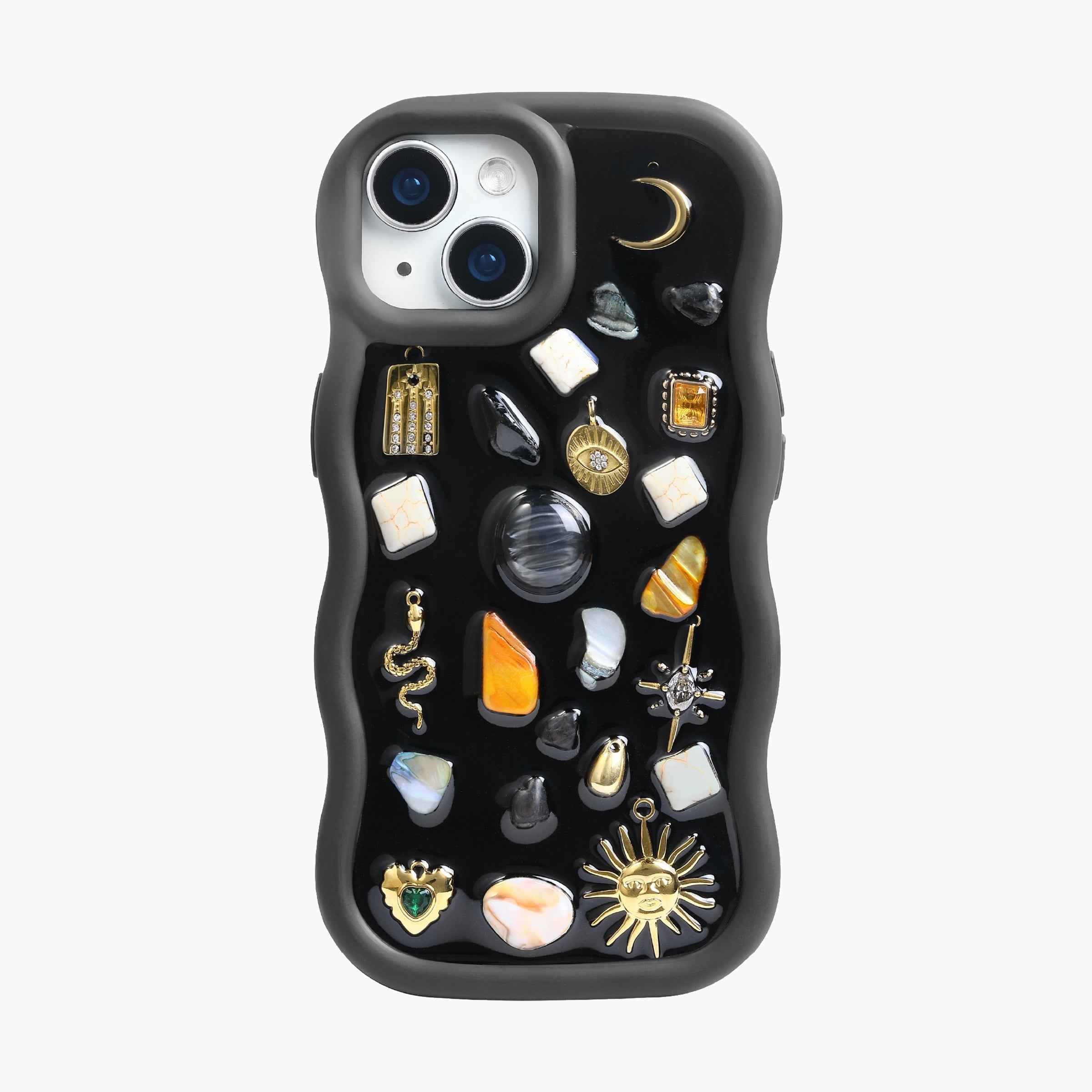 Pre-made Charm Phone Case for iPhone 15/14/13 - Mystic Dusk