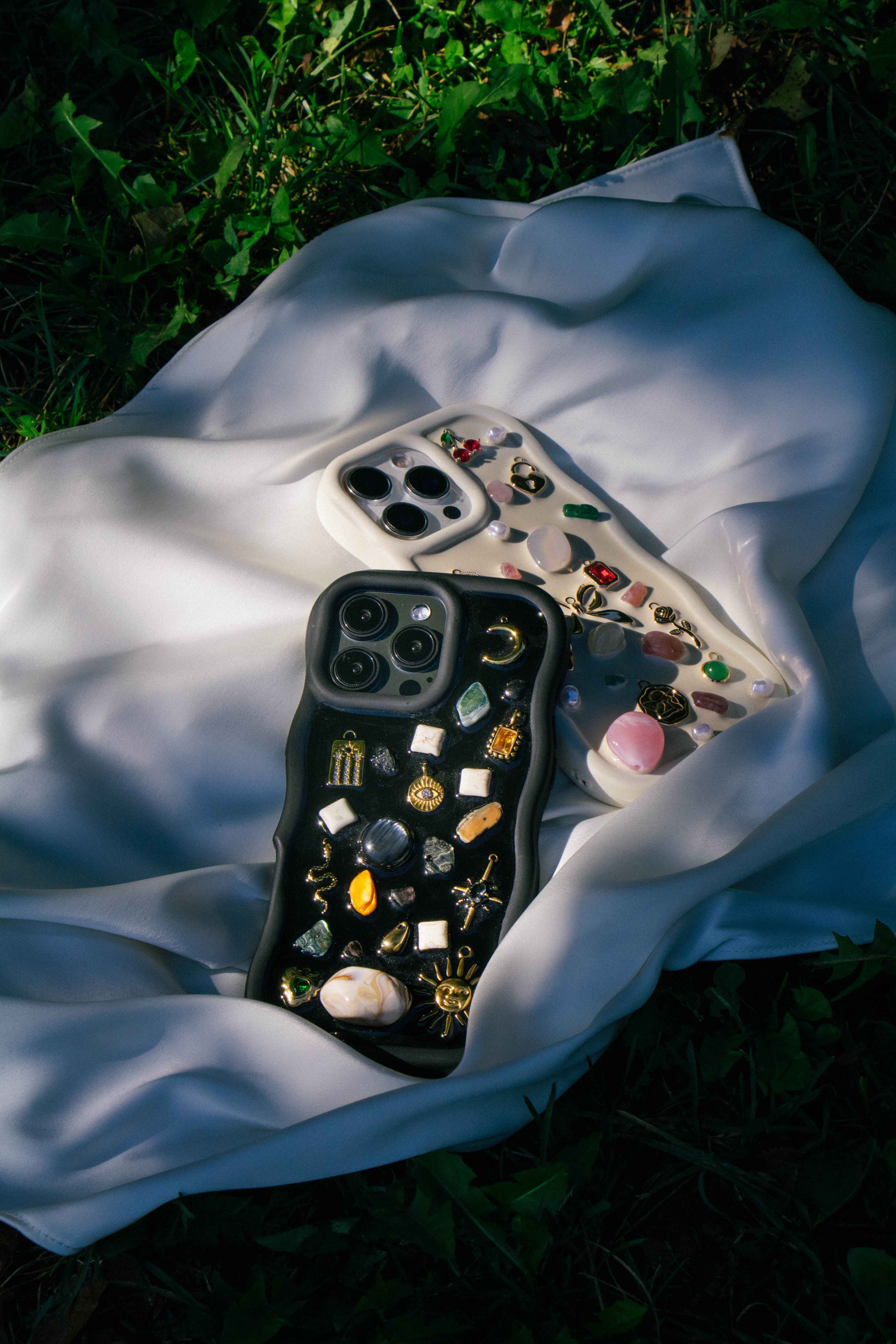 Pre-made Charm Phone Case for iPhone 15/14/13 - Mystic Dusk Phone Case