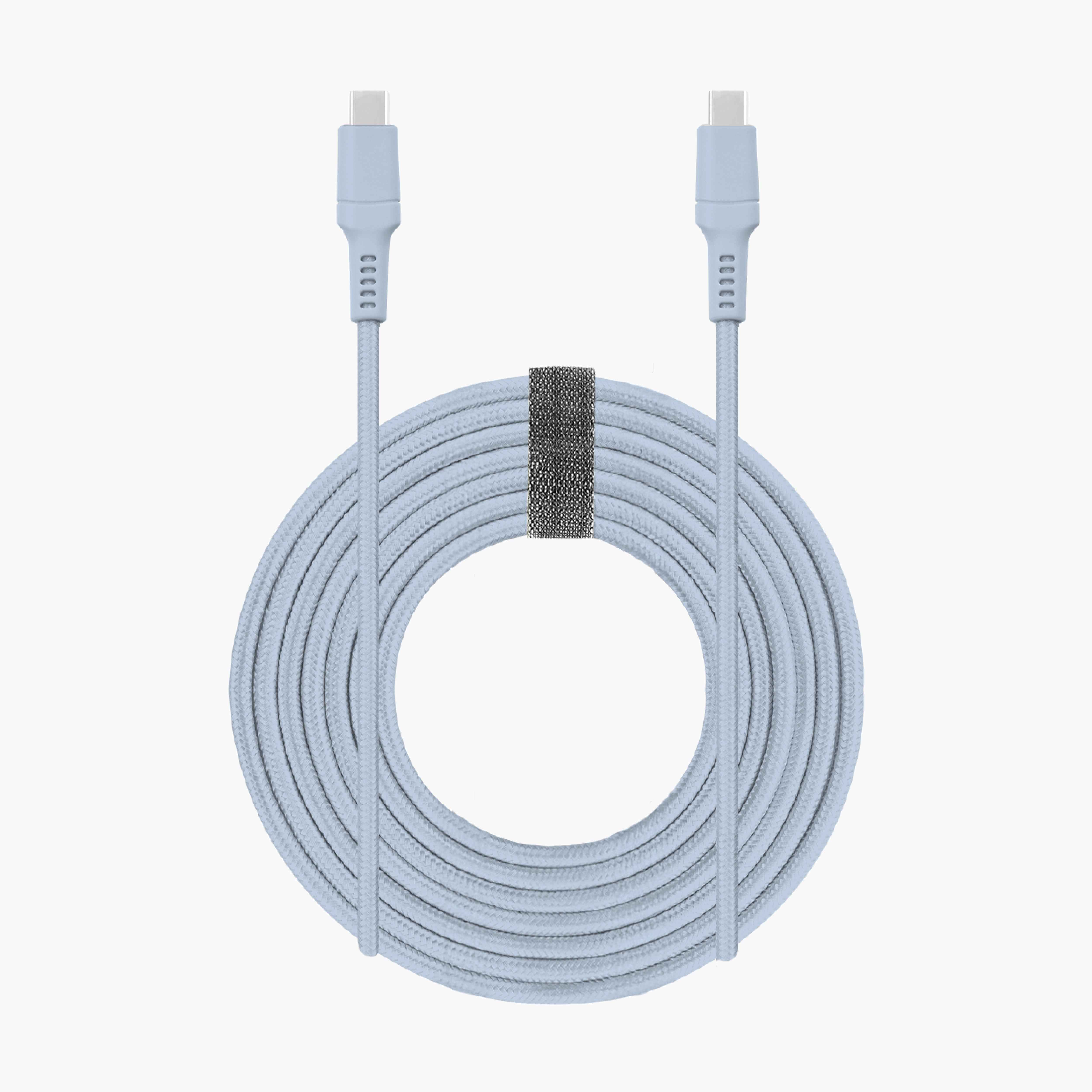 6ft Braided USB-C to USB-C Cable
