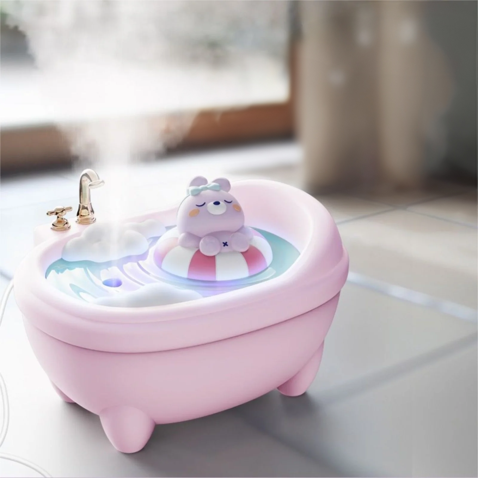 Bathtub Humidifier 340 ml - Pink Bunny