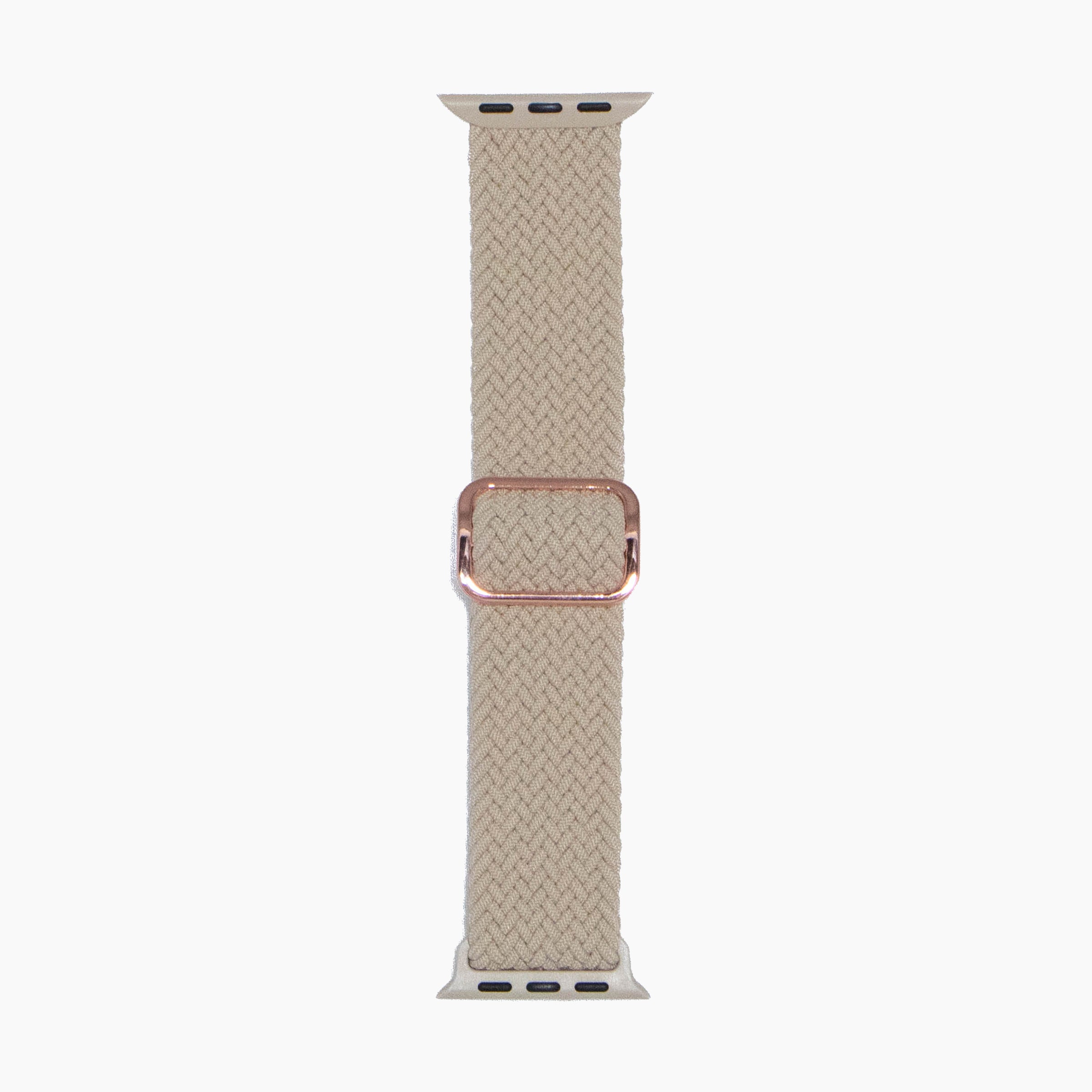 x Braided Nylon Watchband 40mm - Mushroom Taupe