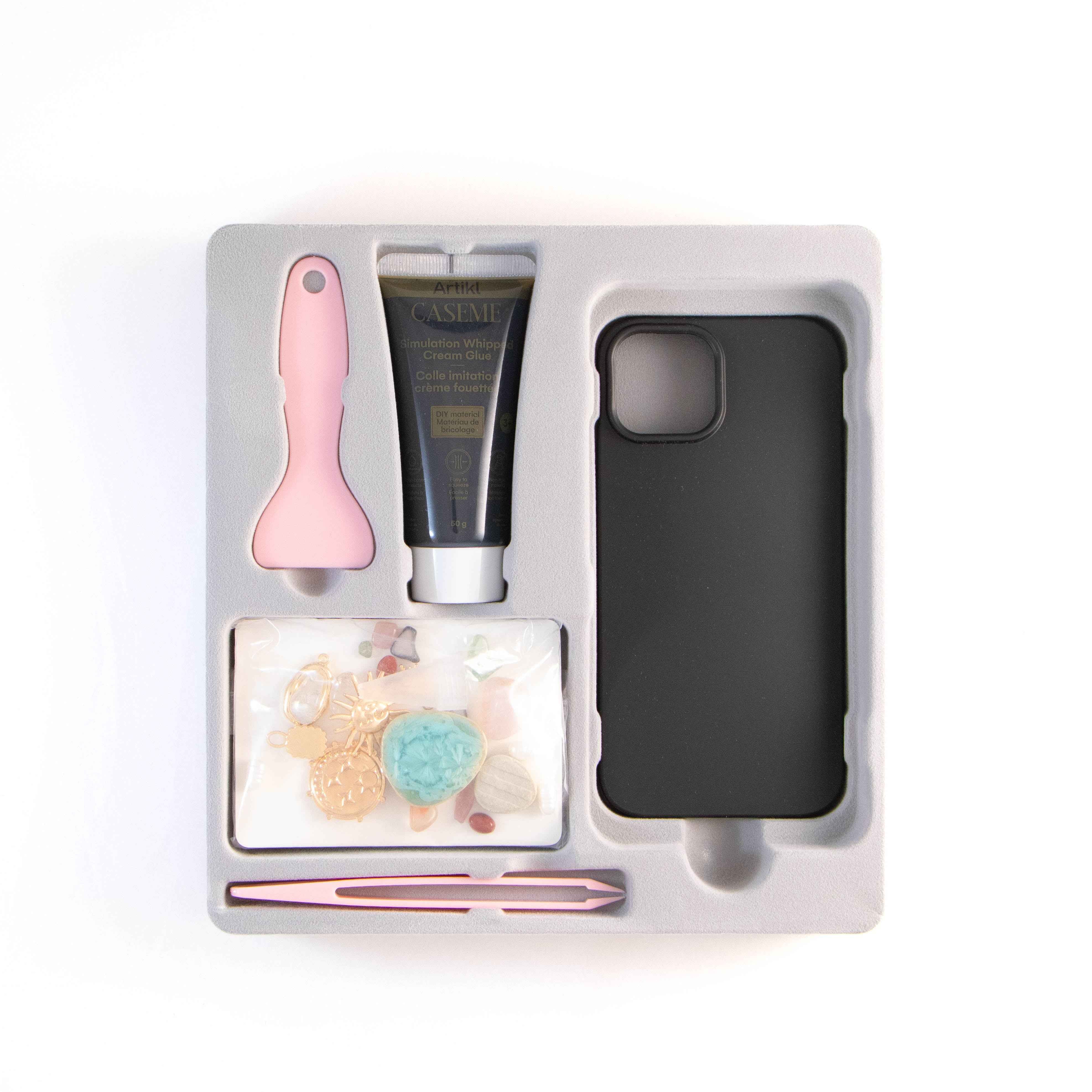 DIY Phone Case Kit Jewelry Box for iPhone 15/14/13 DIY Phone Case Kit Jewelry Box for iPhone 15/14/13