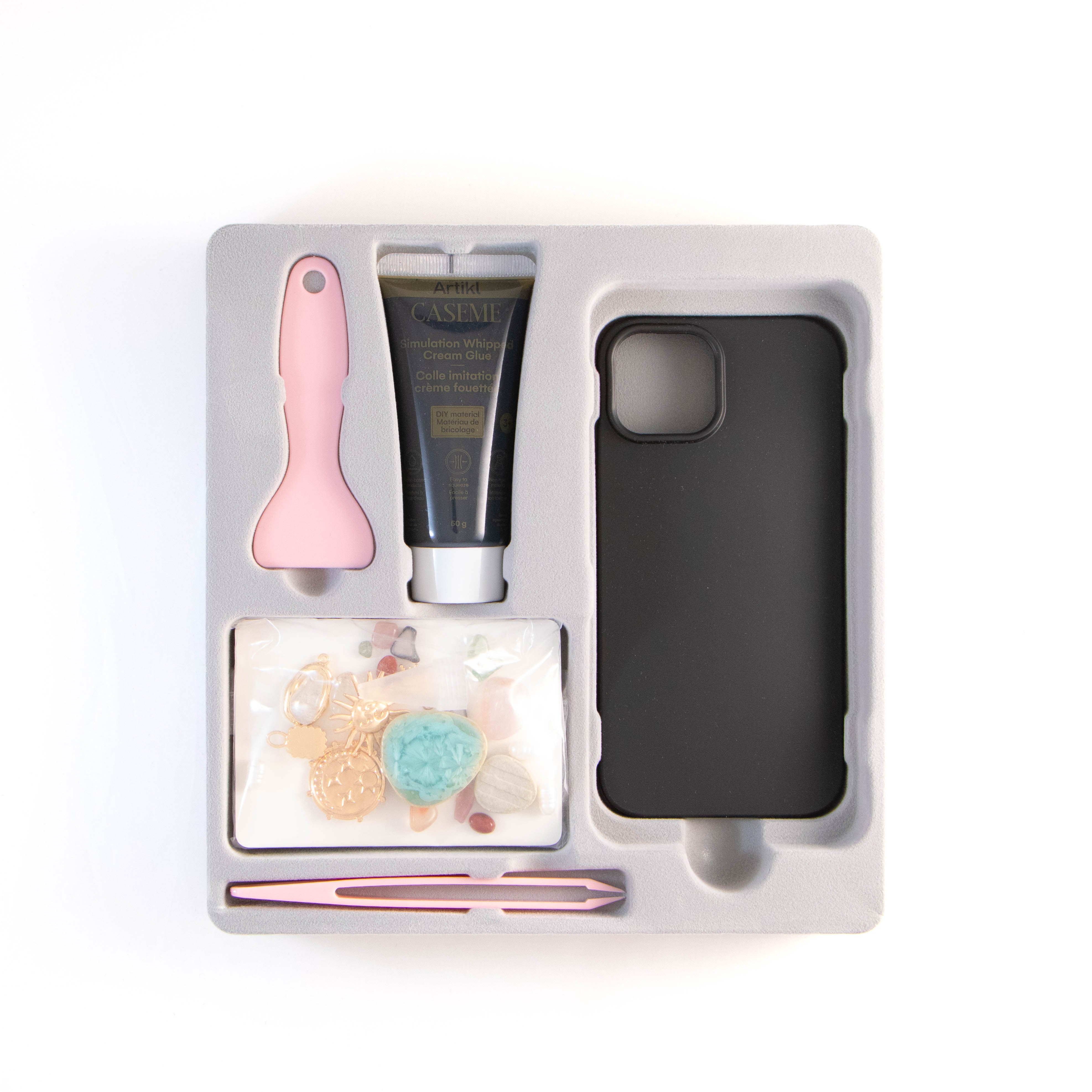 DIY Phone Case Kit Jewelry Box for iPhone 15/14/13