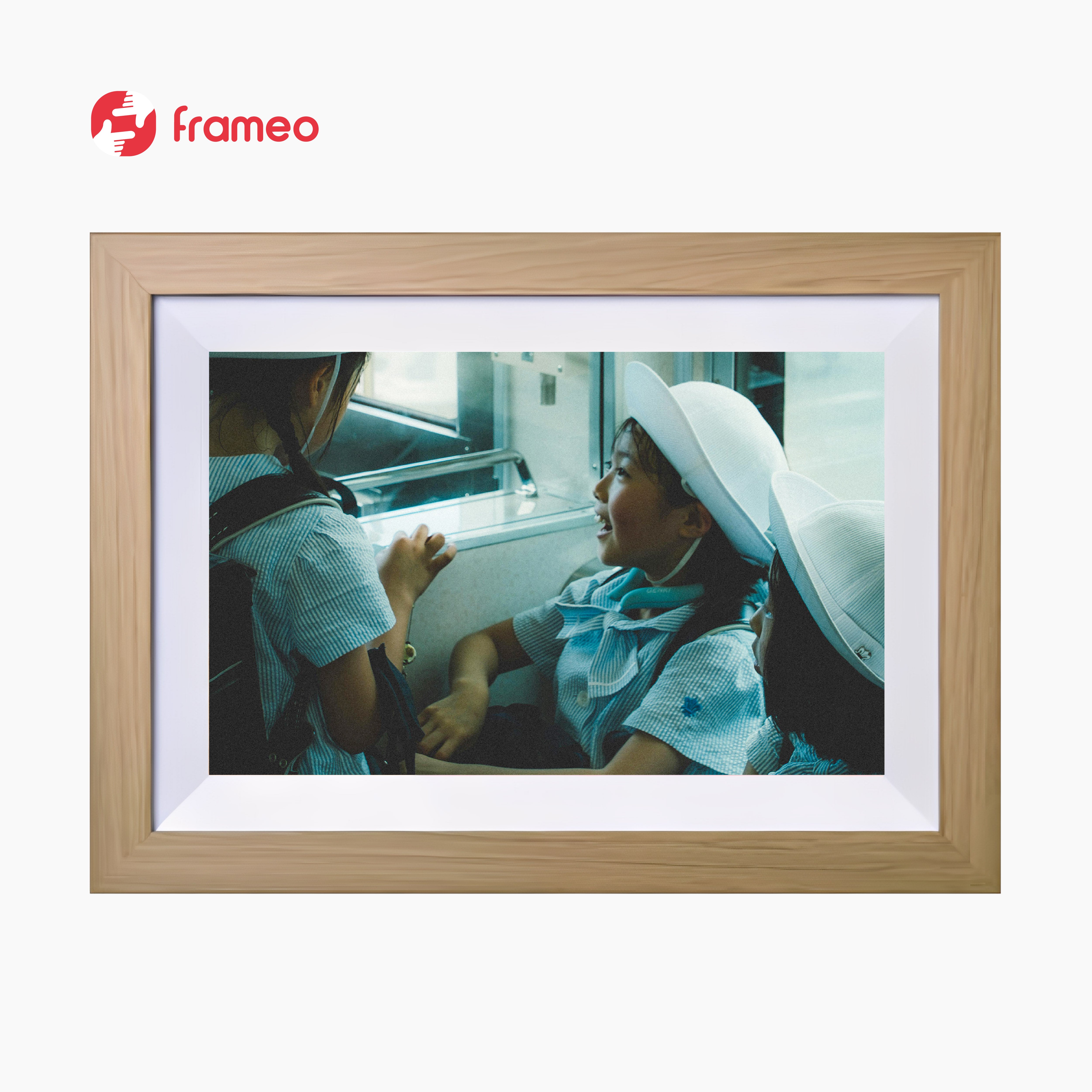 Frameo Classic WiFi Enabled Digital Photo Frame 10.1'' Burlywood