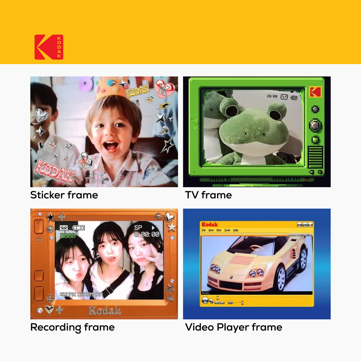 Kodak Blind Box Charmera Keychain Digital Camera Whole Set (6pc) - Millennium