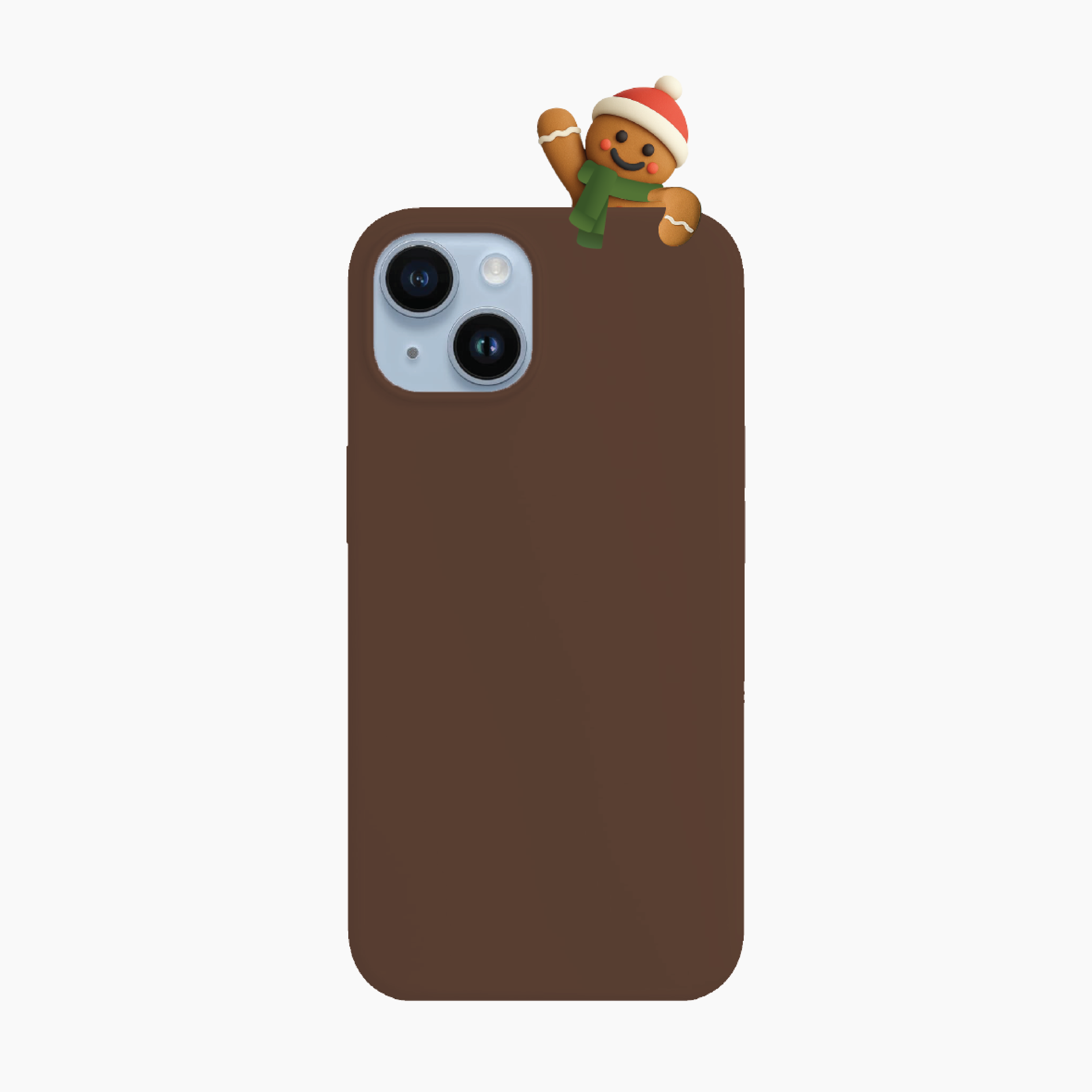 Peek-a-Pal with Silicone MagSafe Phone Case Bundle for iPhone 15/14/13 - Gingerbread Man