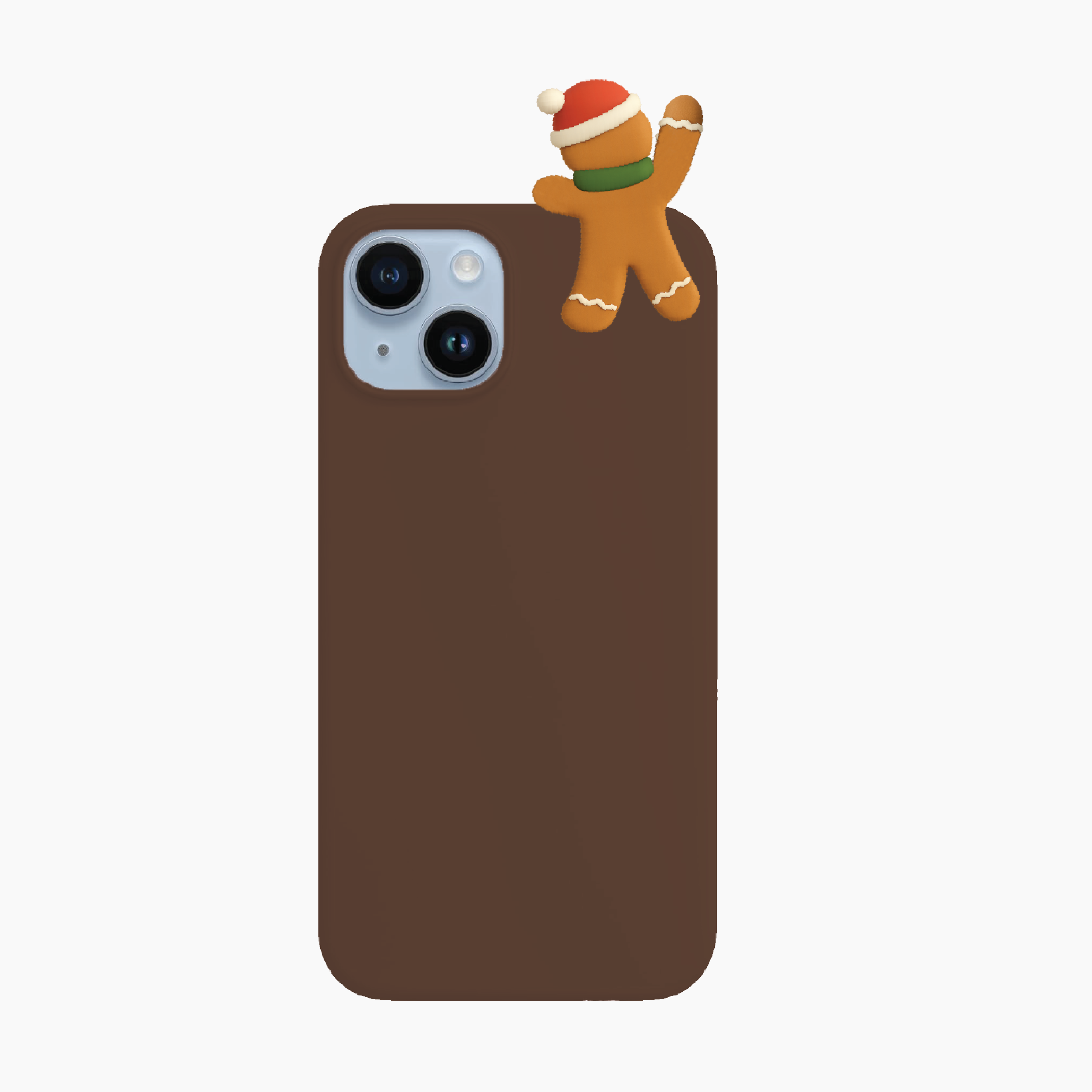Peek-a-Pal with Silicone MagSafe Phone Case Bundle for iPhone 15/14/13 - Gingerbread Man