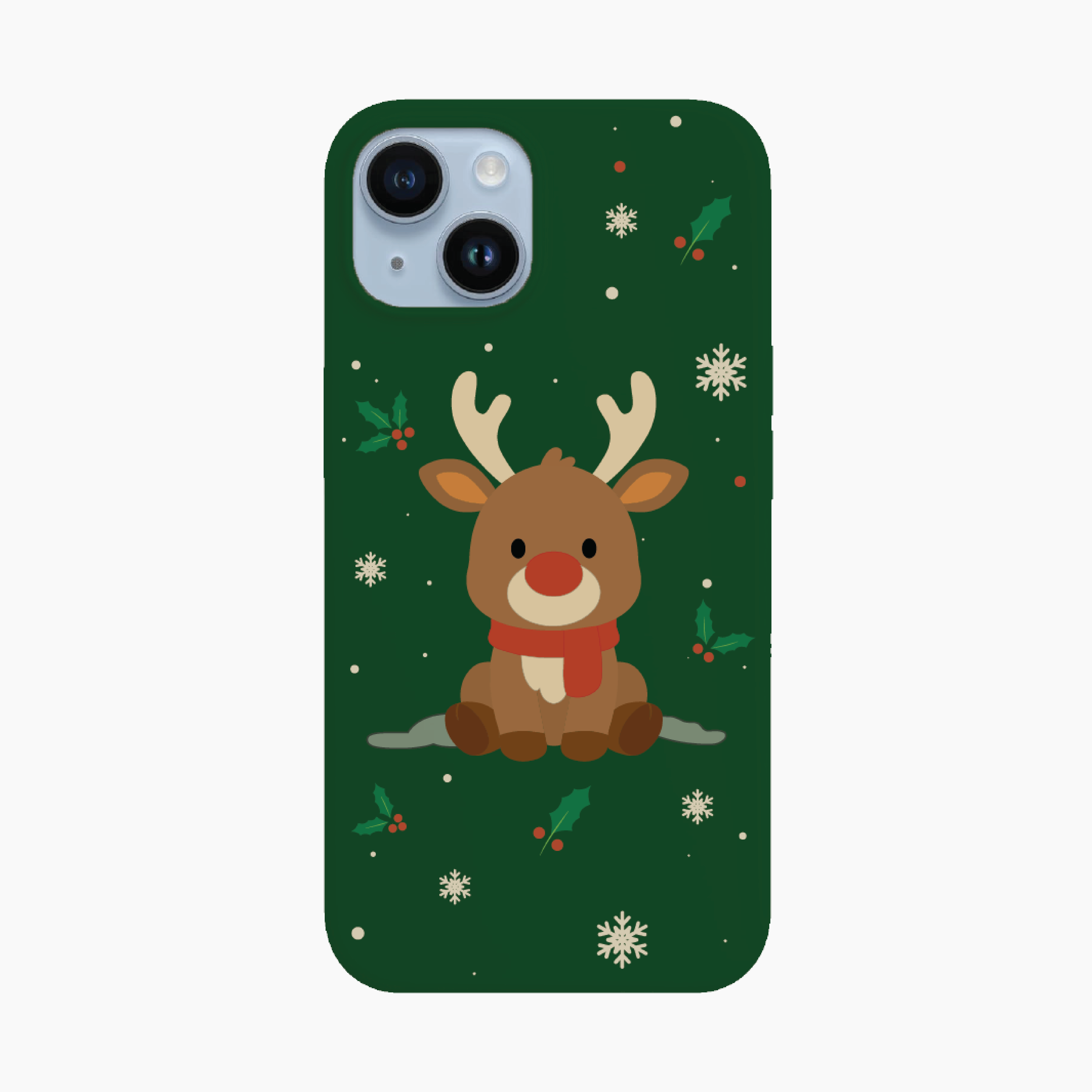 Peek-a-Pal with Silicone MagSafe Phone Case Bundle for iPhone 15/14/13 - Reindeer