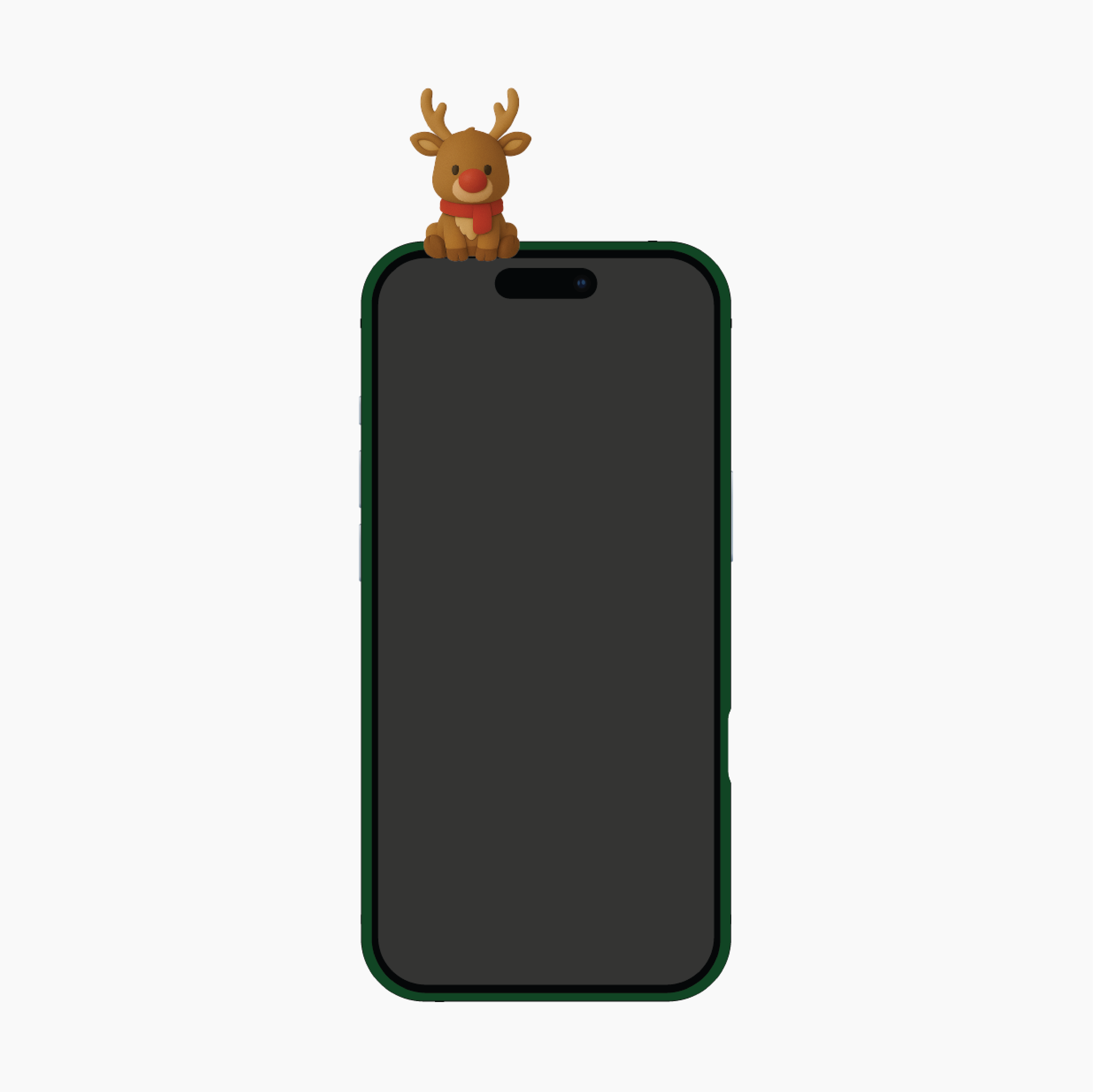 Peek-a-Pal with Silicone MagSafe Phone Case Bundle for iPhone 15/14/13 - Reindeer