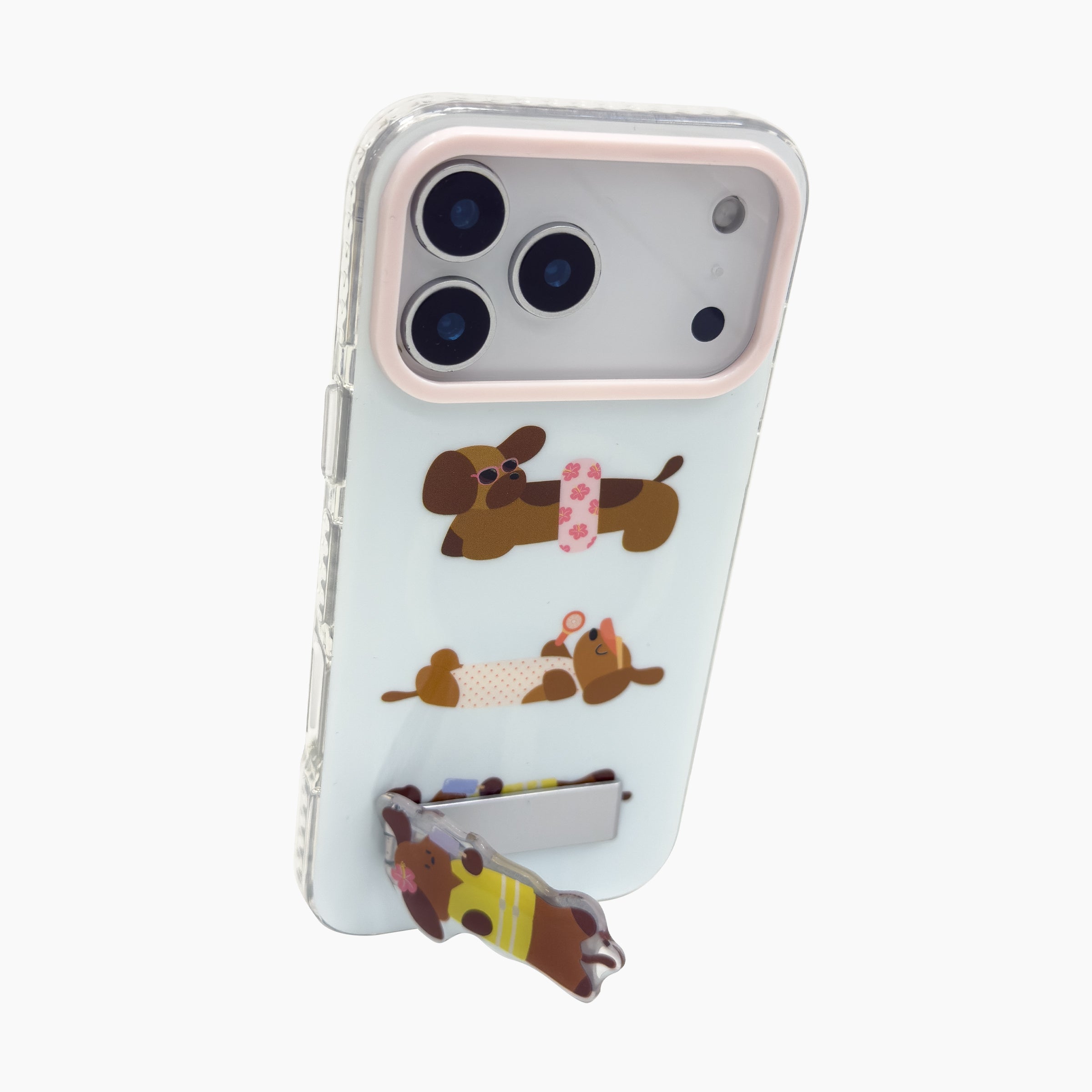 Summer Dog Kickstand Phone Case for iPhone 17 Pro Max