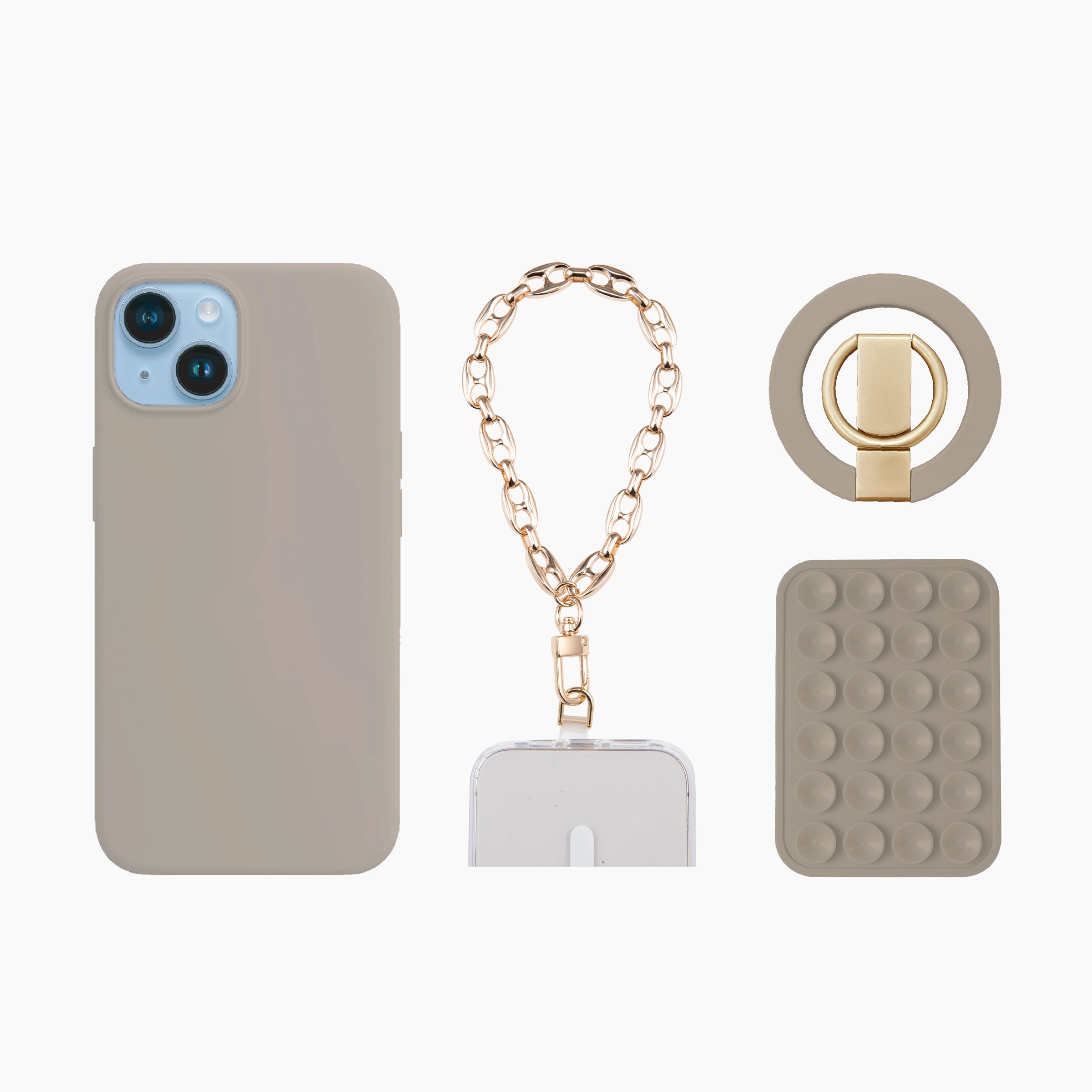 Phone Case Bundle (Case, Ring Stand, OctoMag & Wristlet) for iPhone 15/14/13