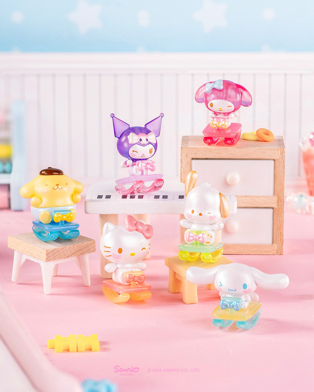 Sanrio Characters Childlike Swing Series Moveable Toy Blind Box