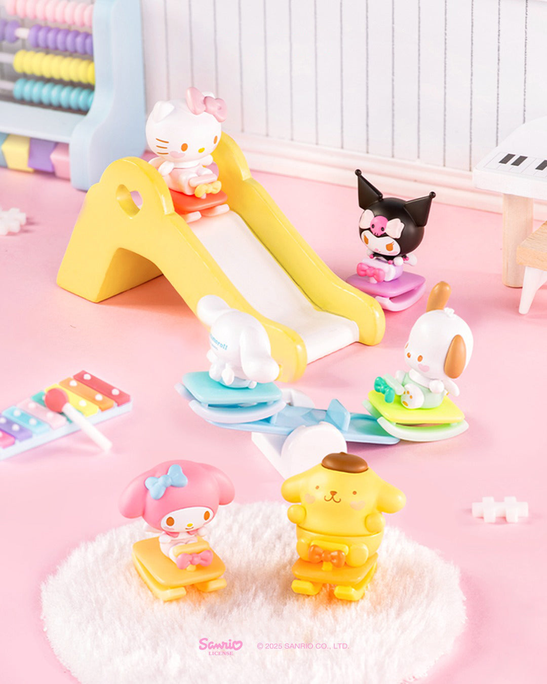 Sanrio Characters Childlike Swing Series Moveable Toy Blind Box